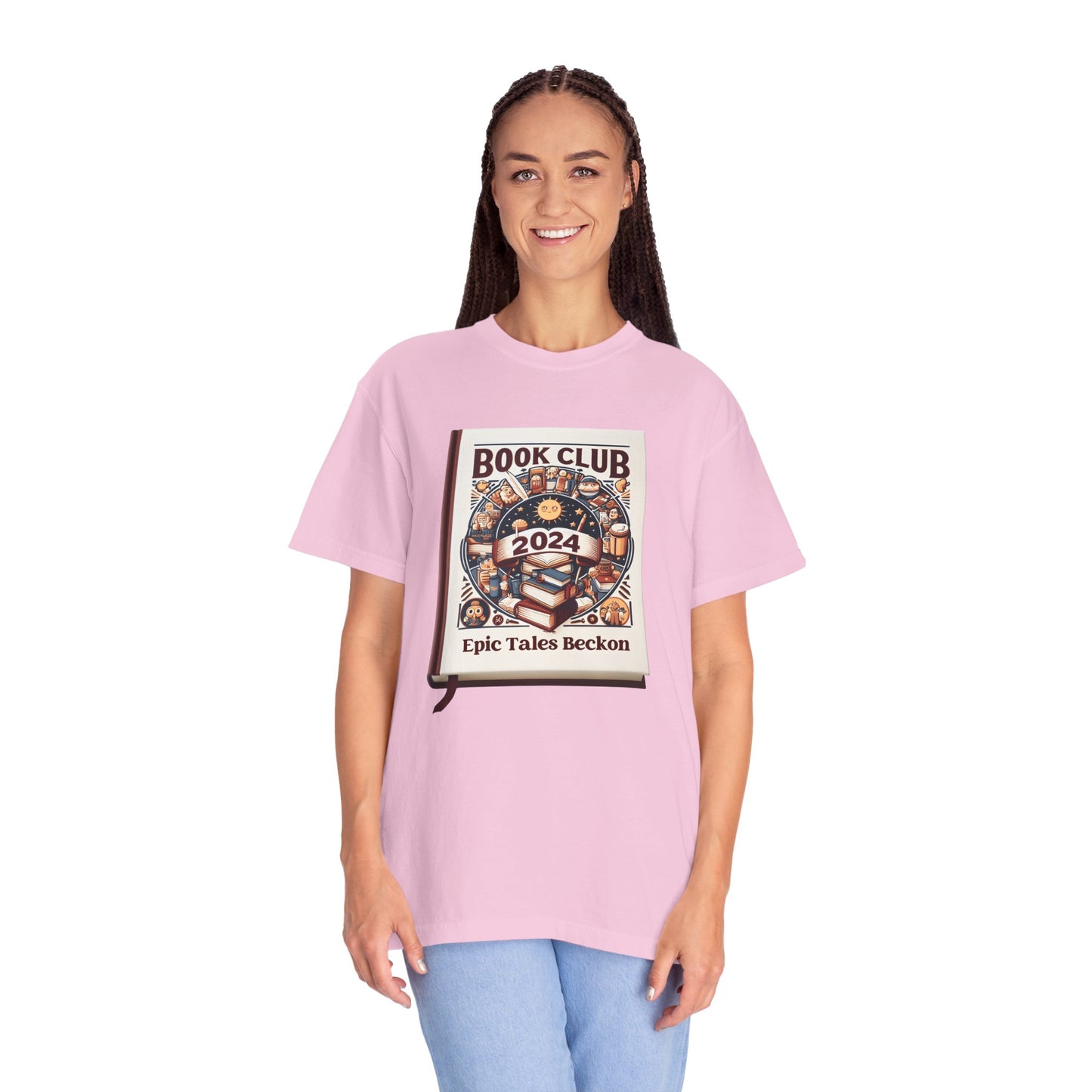 2024 Book Club - Literary Adventure tshirt - Epic Tales Beckon