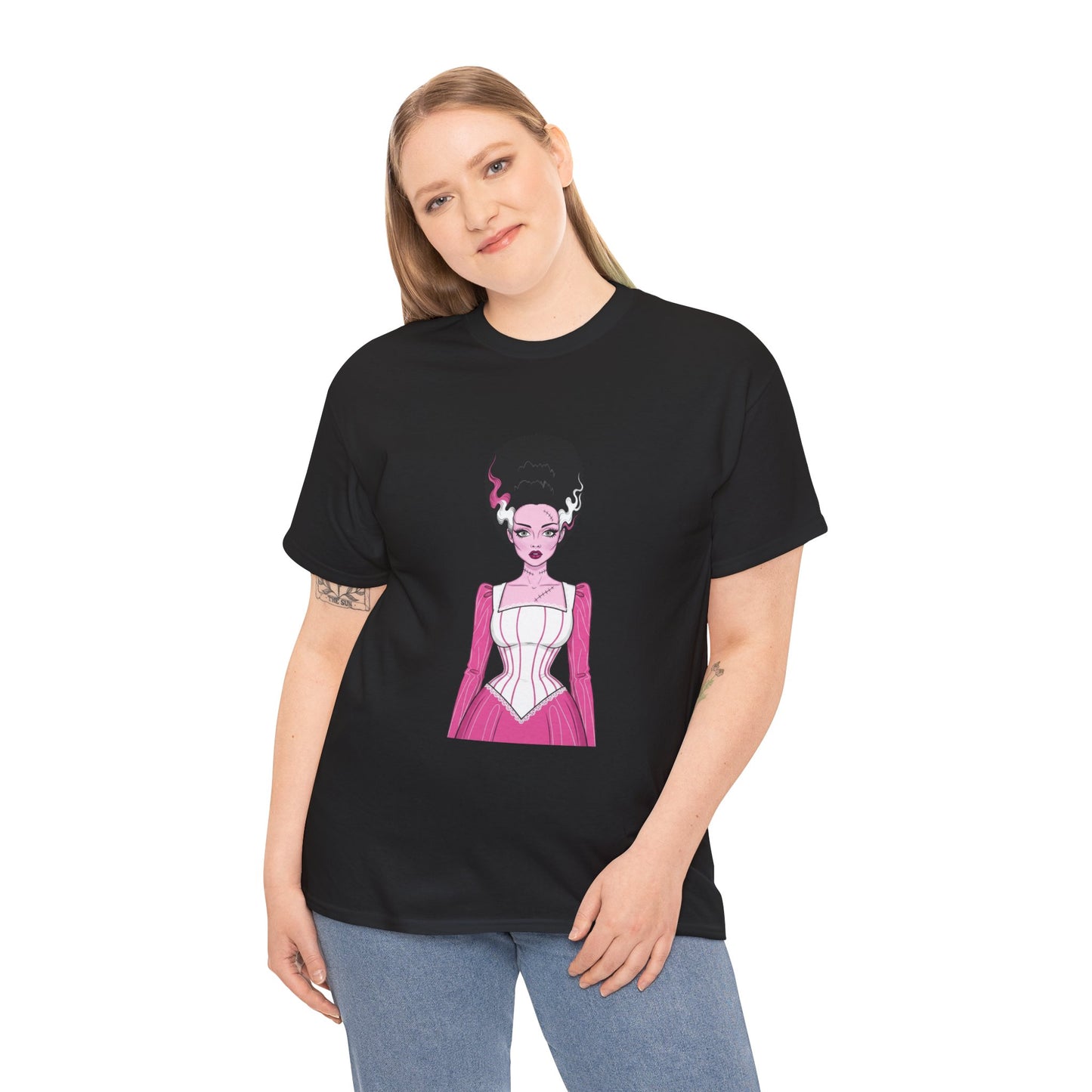 Pink Bride of Frankenstein Awareness Tee