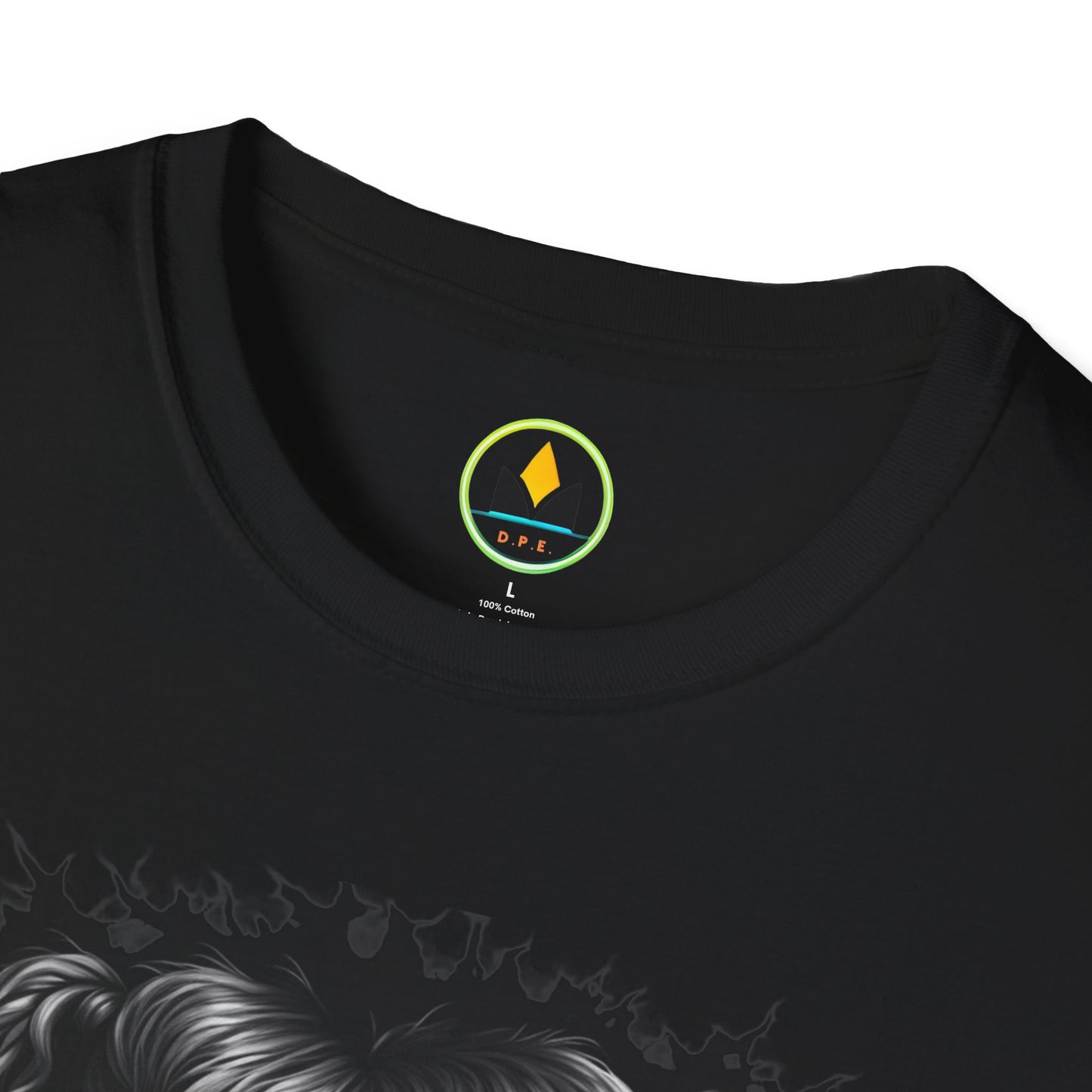 Hauntingly Adorable: Spooky Cute Little Girl Ghost Unisex Softstyle T-Shirt