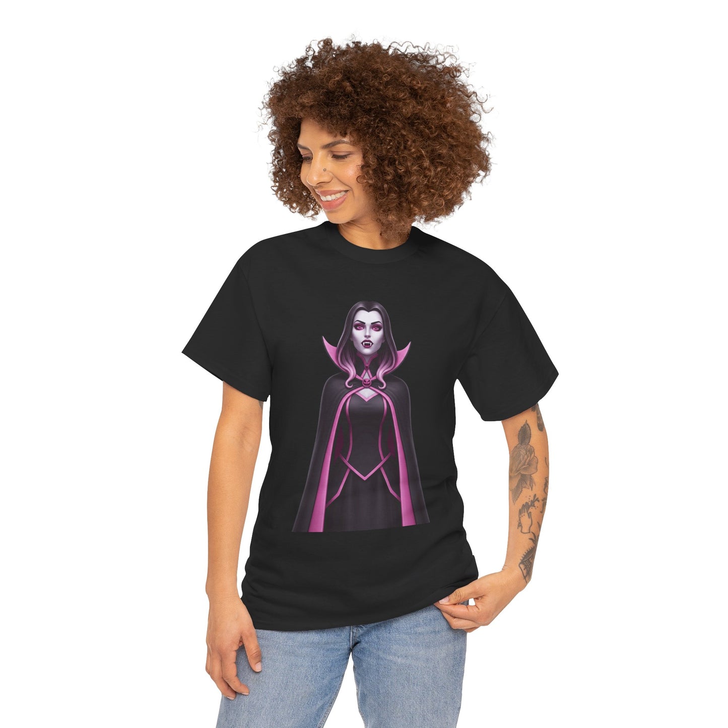 Gothic Vampiress Halloween Tee