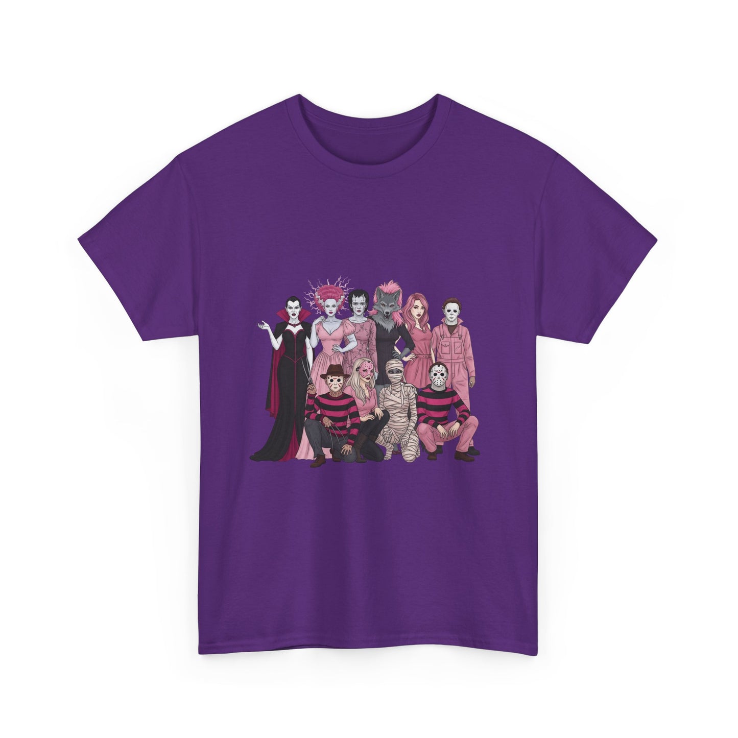 Horror Warriors in Pink Shirt Unisex Tee - Breast Cancer Awareness Month