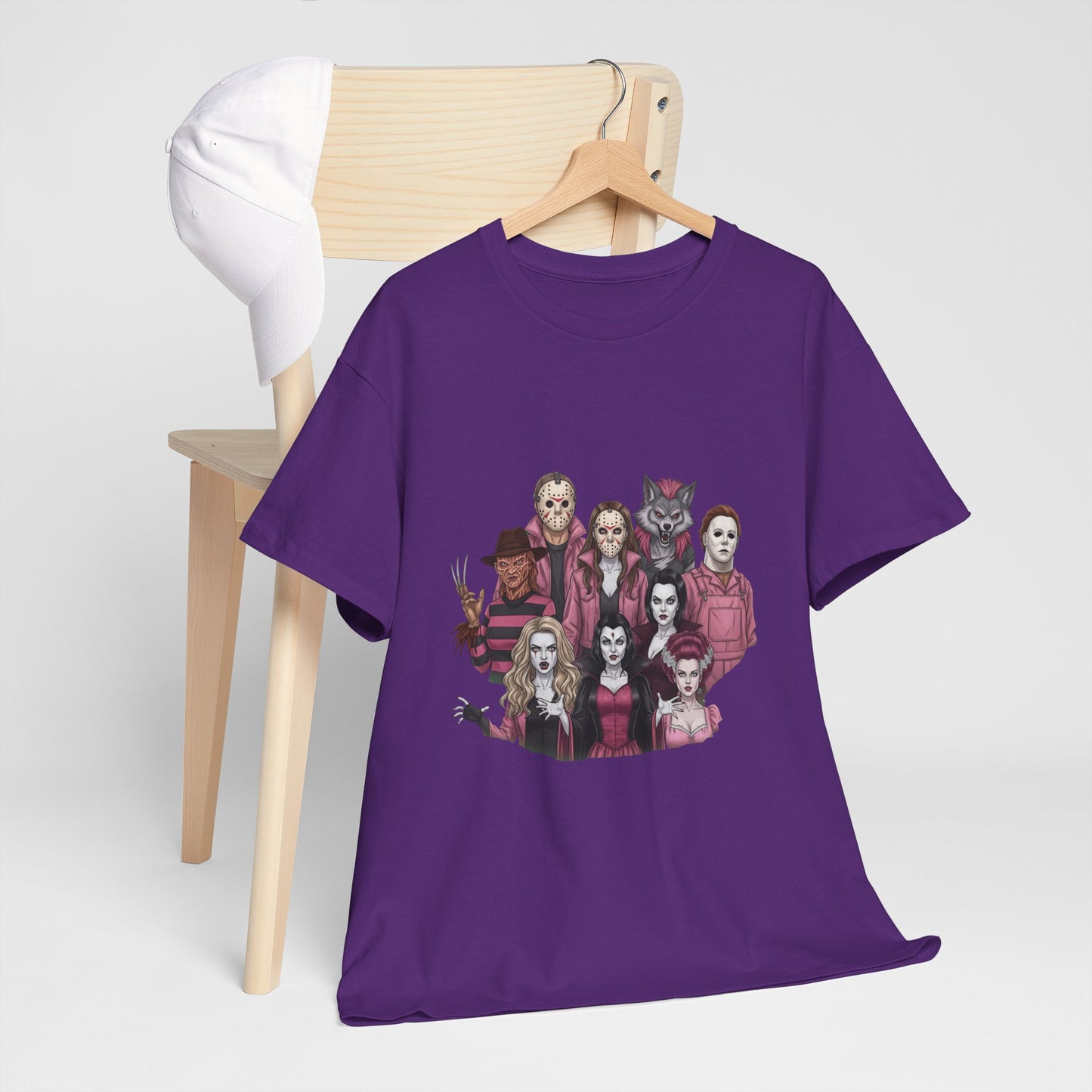 Horror Villains Breast Cancer Awareness Tee