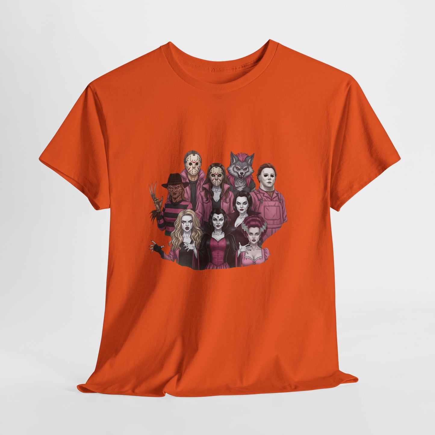 Horror Villains Breast Cancer Awareness Tee
