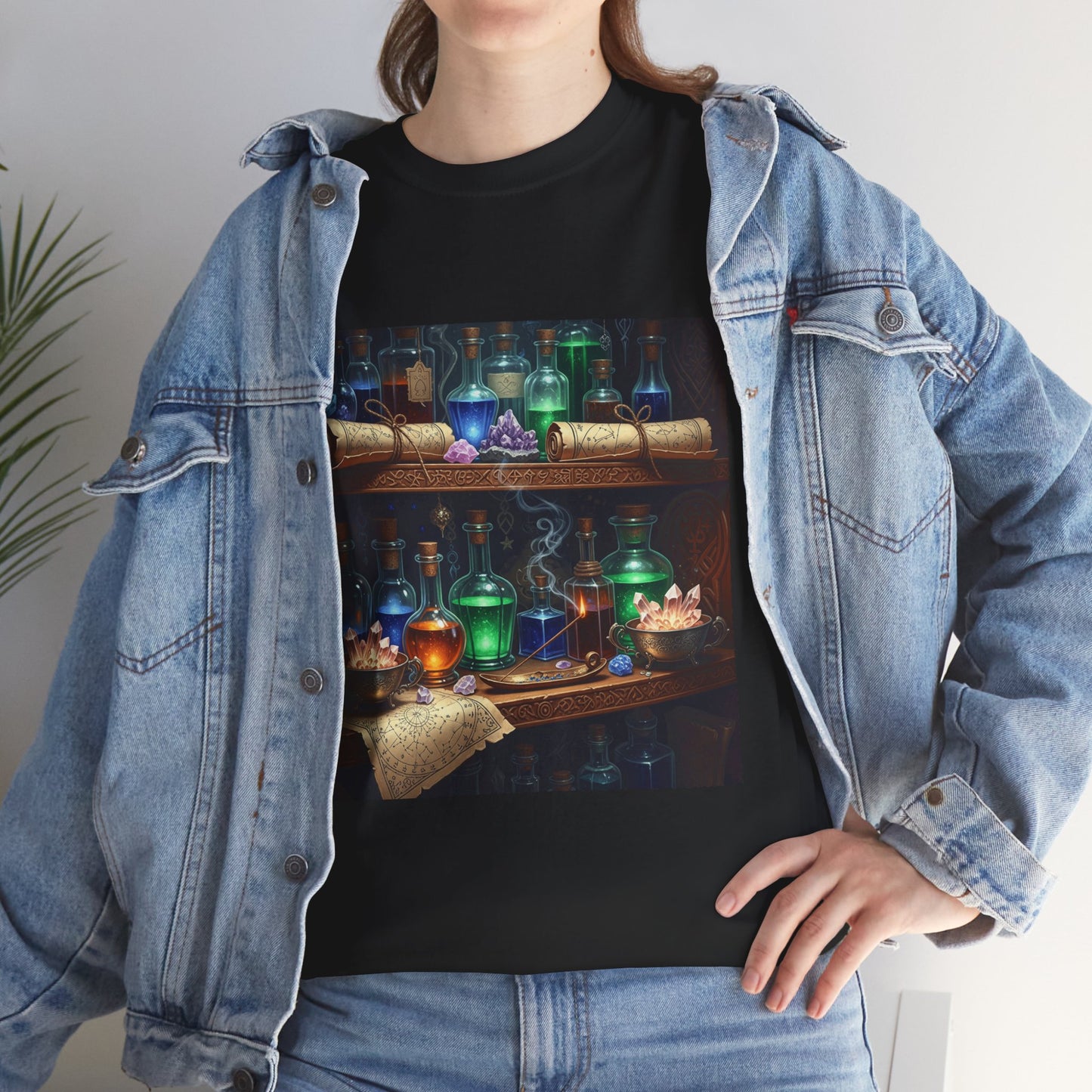 Witch's Potion Shelf Halloween Tee