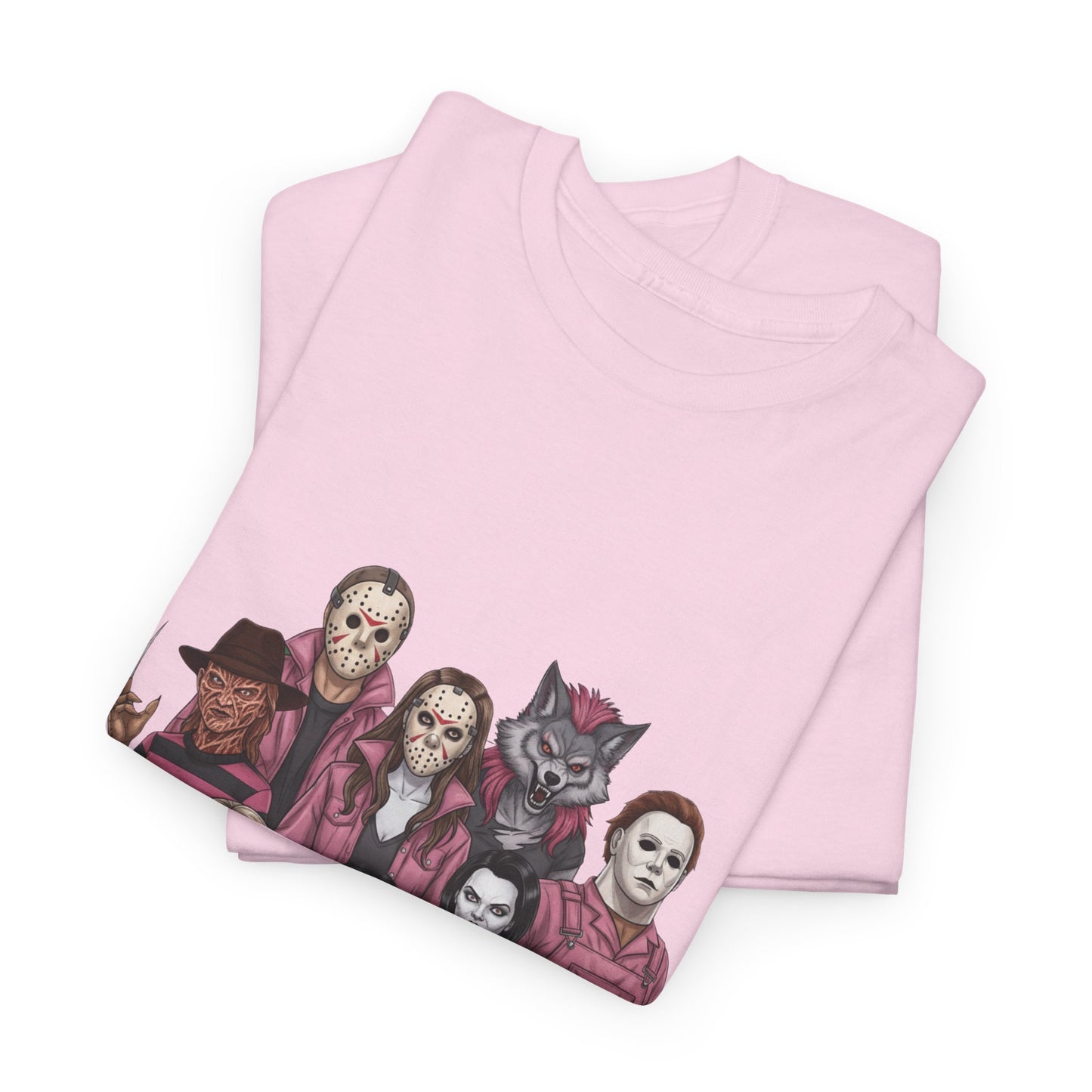 Horror Villains Breast Cancer Awareness Tee