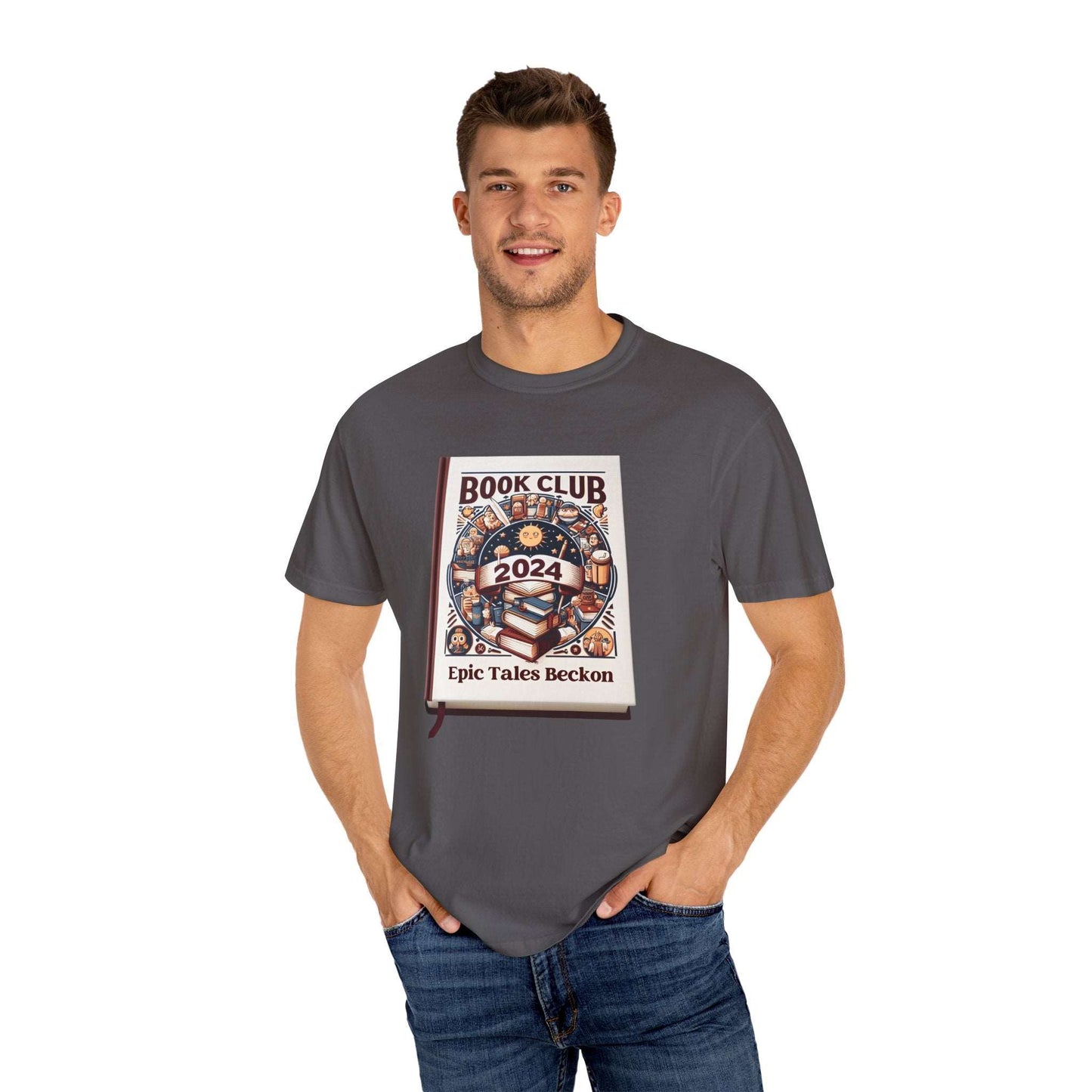2024 Book Club - Literary Adventure tshirt - Epic Tales Beckon