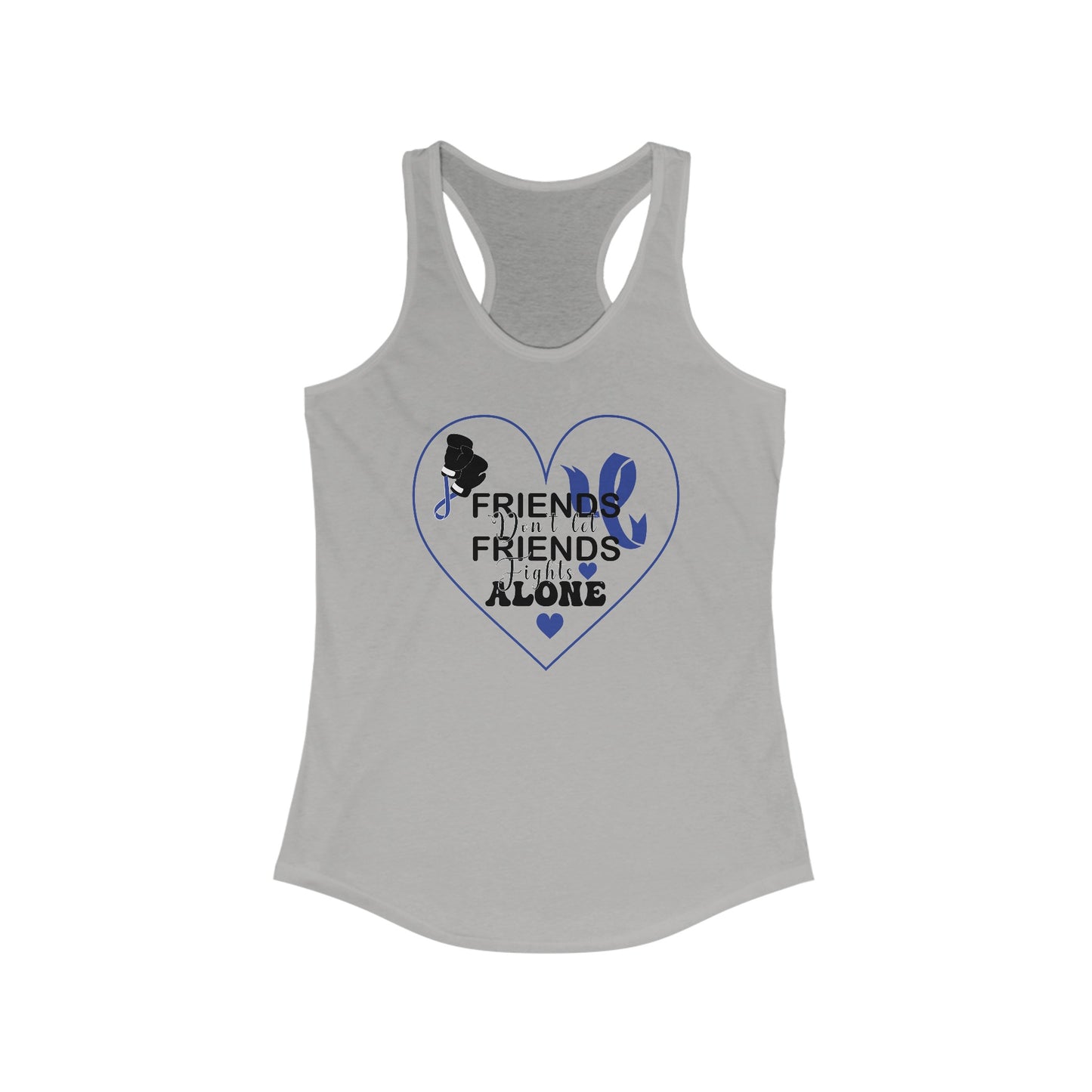 Women’s Empowerment Tank Top - ‘Friends Don’t Let Friends Fight Alone’