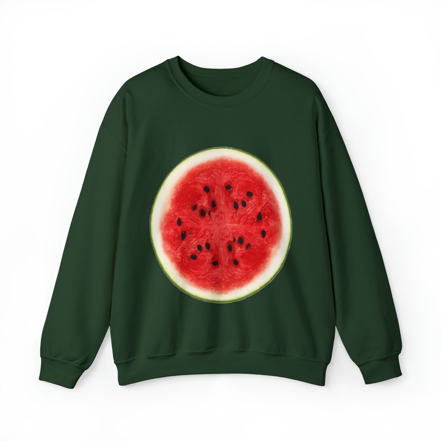 Whimsical Watermelon Lazy Halloween Costume | Unique Unisex Sweatshirt