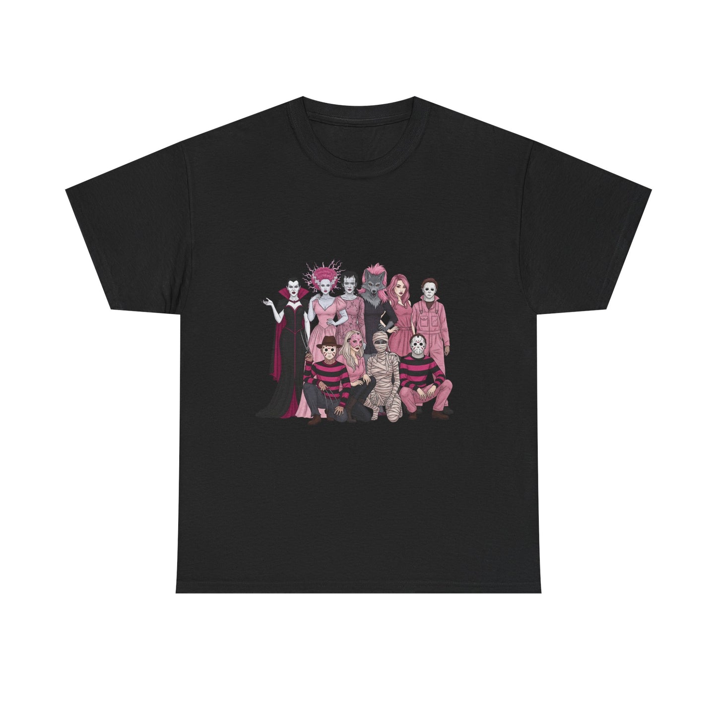 Horror Warriors in Pink Shirt Unisex Tee - Breast Cancer Awareness Month