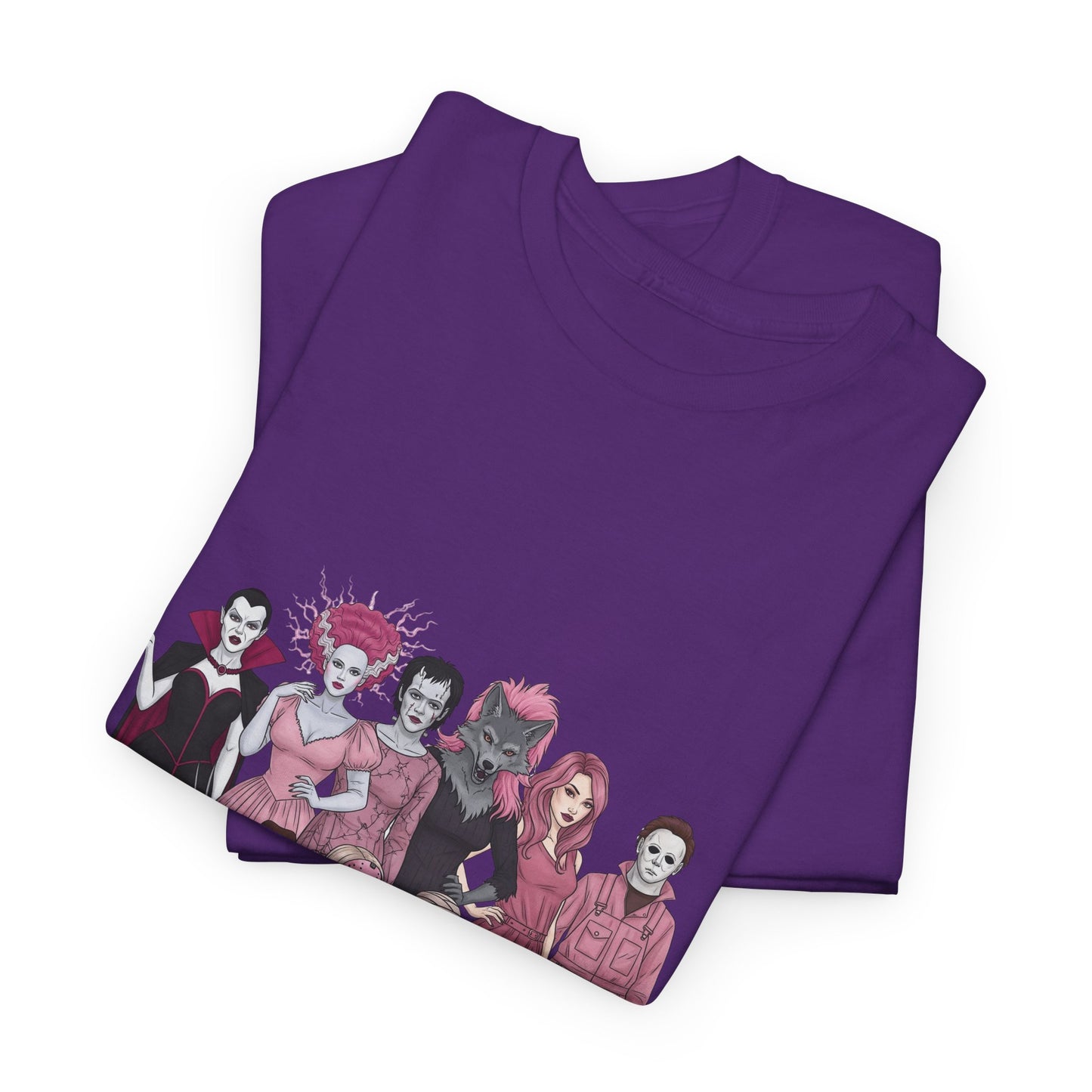 Horror Warriors in Pink Shirt Unisex Tee - Breast Cancer Awareness Month