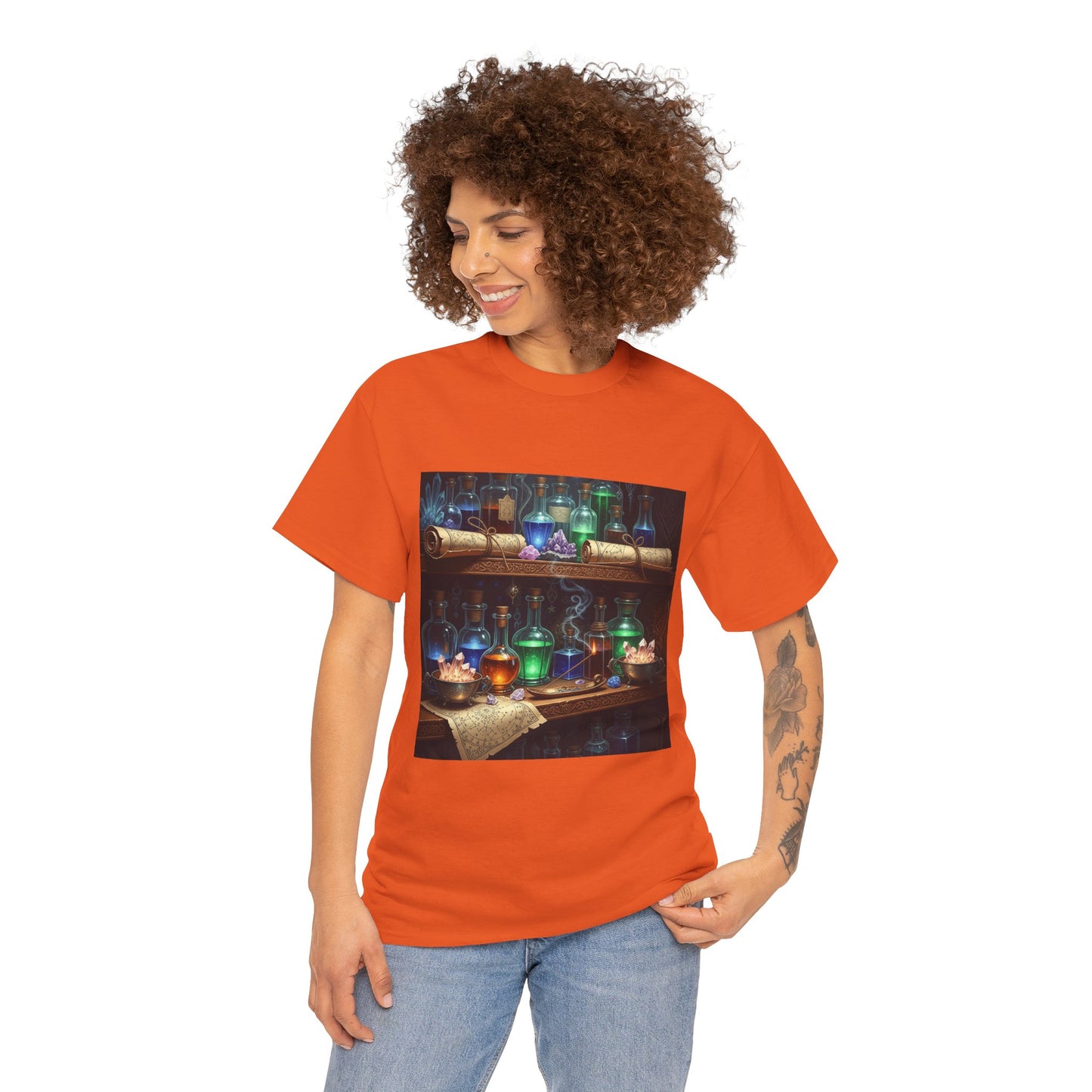 Witch's Potion Shelf Halloween Tee