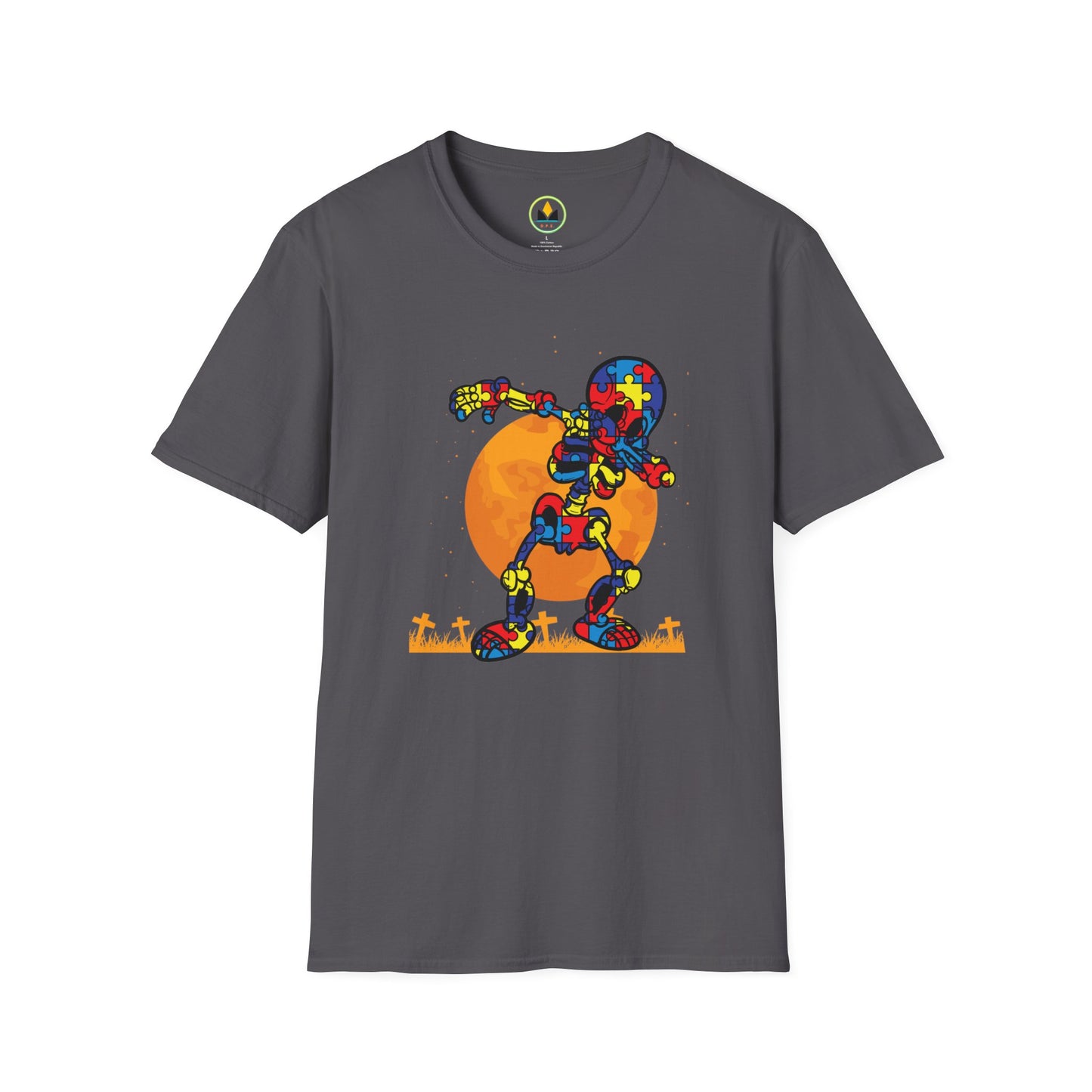 Autism Awareness Halloween Hero Tee - Embrace Uniqueness & Celebrate Differences Unisex Softstyle