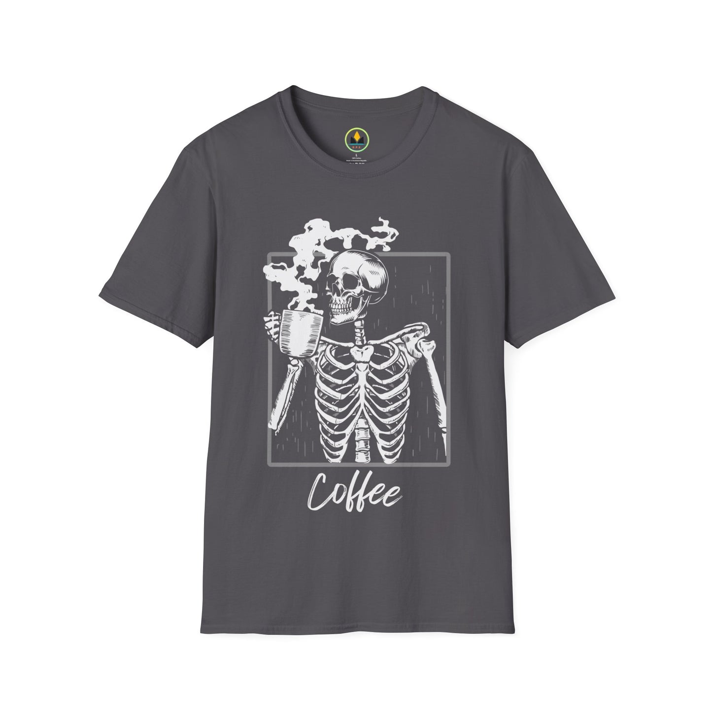 Spooky Sips: Skeleton Coffee Lover’s Halloween T-Shirt