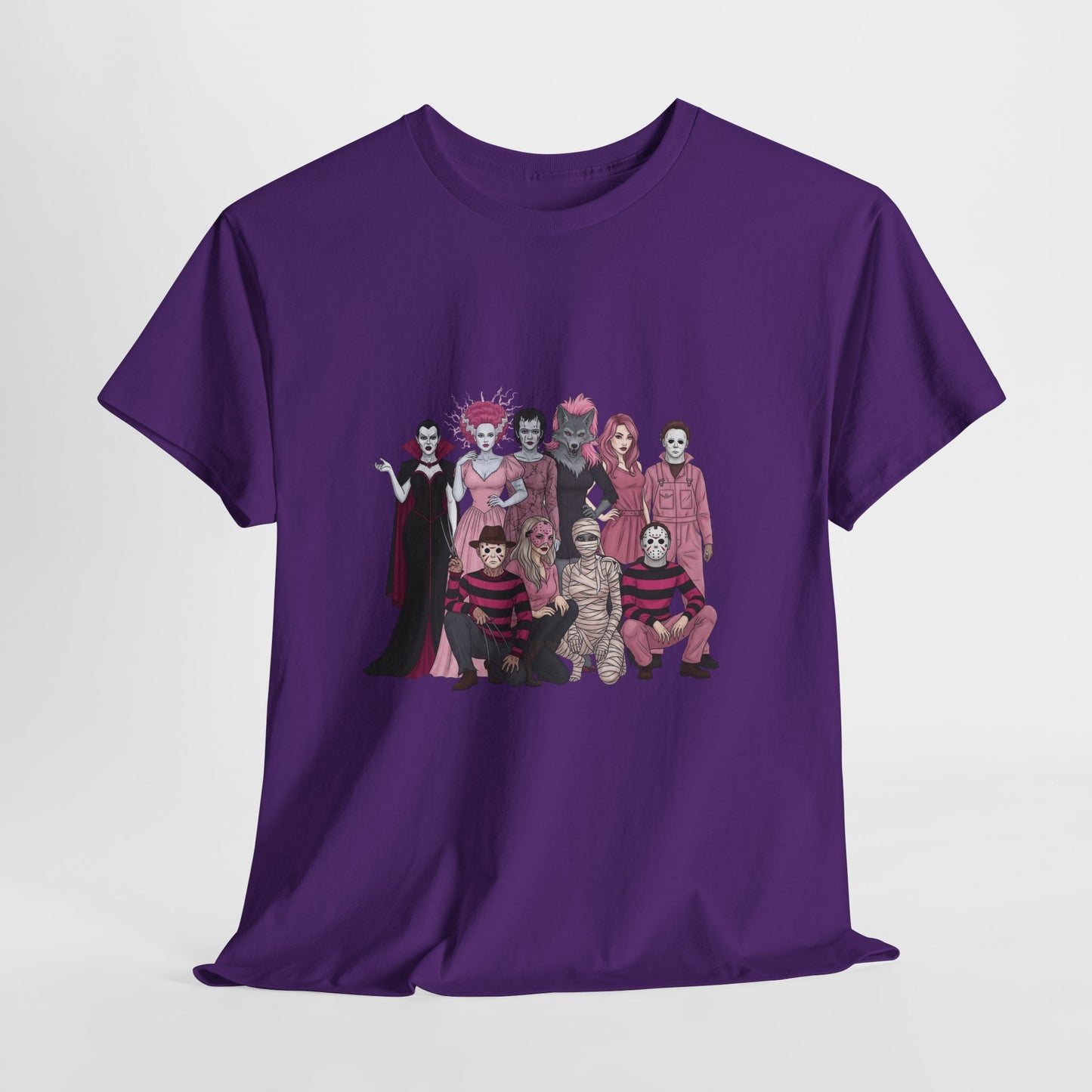 Horror Warriors in Pink Shirt Unisex Tee - Breast Cancer Awareness Month