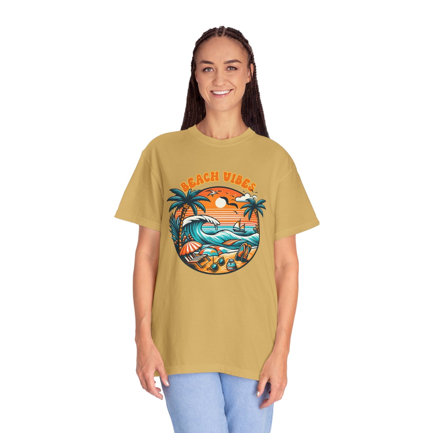 Beach Vibes - Retro Summer Bliss T-Shirt