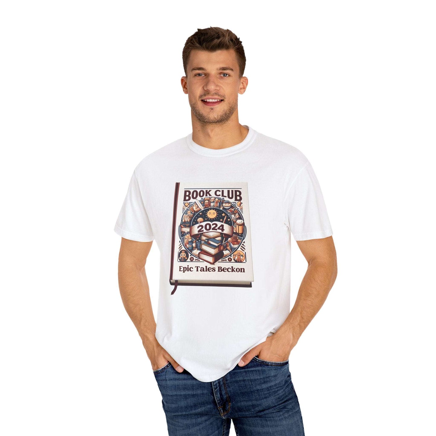 2024 Book Club - Literary Adventure tshirt - Epic Tales Beckon