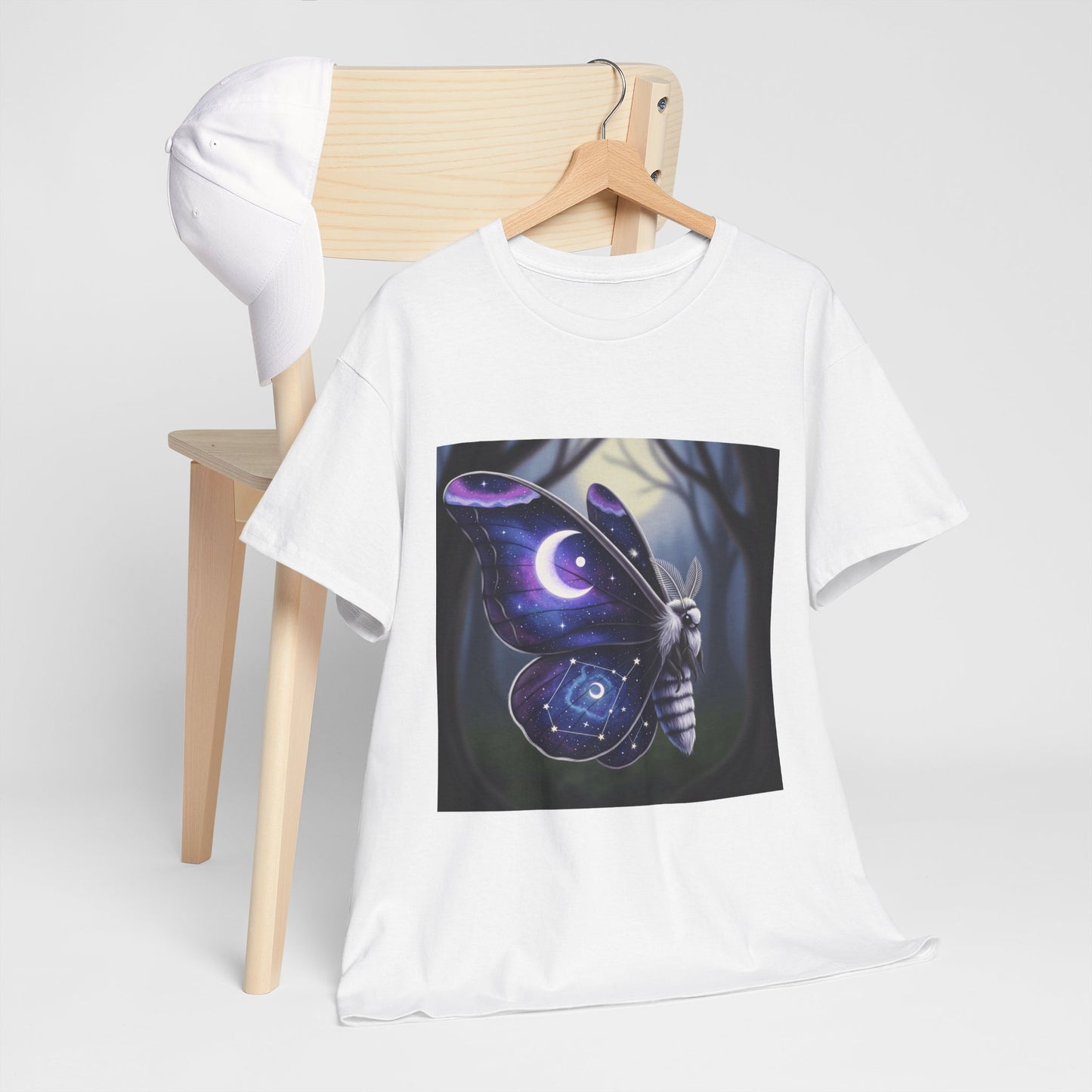 Witchy Galaxy Moth Moon Shirt