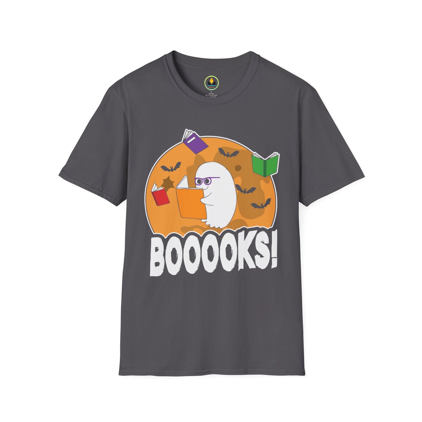 Ghostly Reader - Spooky Halloween BOOOOKS! Tee
