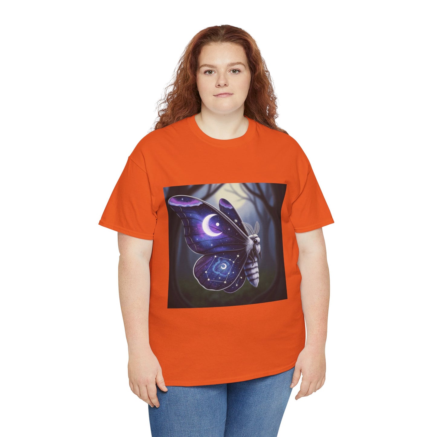 Witchy Galaxy Moth Moon Shirt