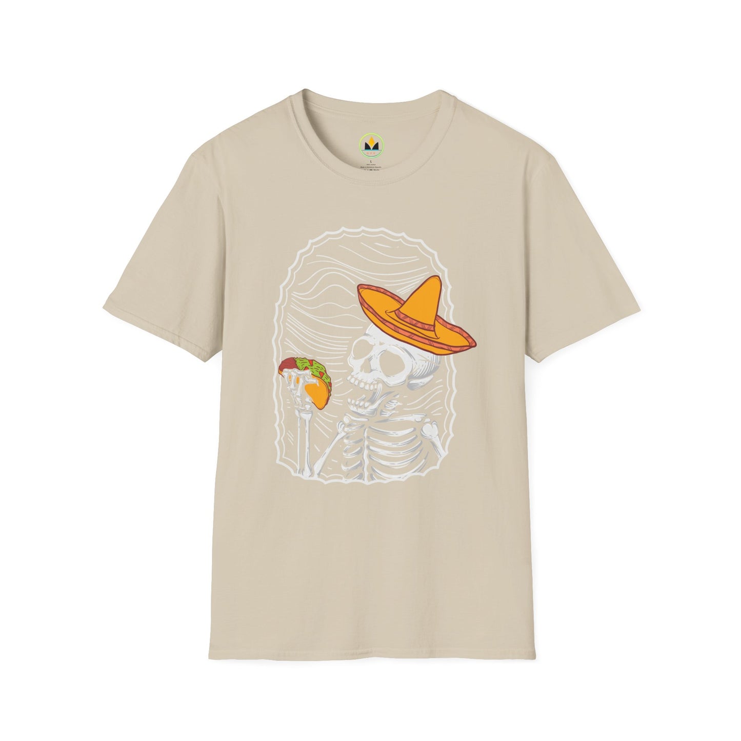 Fiesta of Frights - Sombrero Skeleton Taco Halloween Unisex T-Shirt