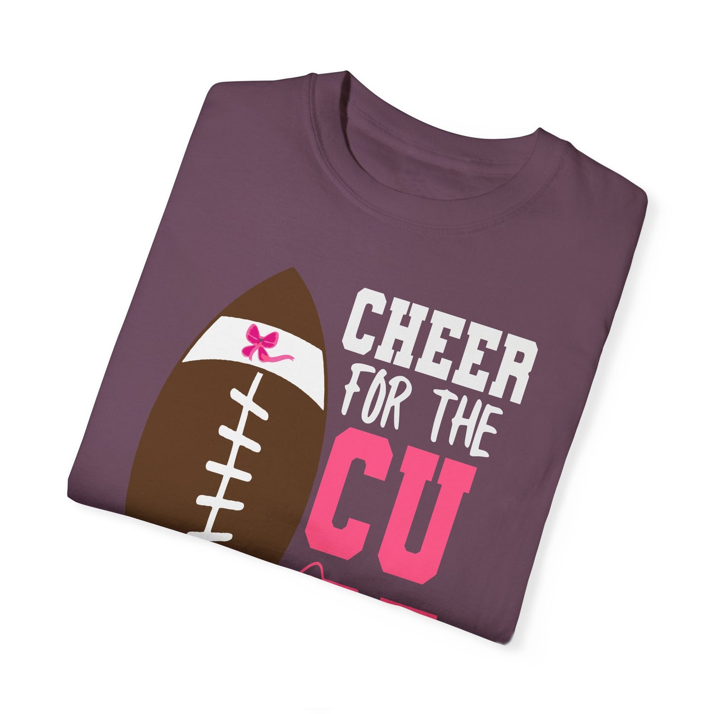 Cheer for the Cure - Breast Cancer Awareness Football T-Shirt