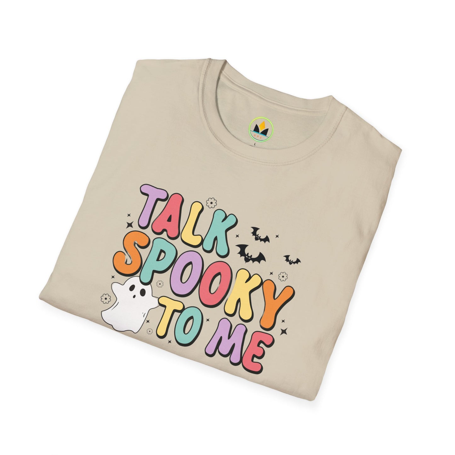 TALK SPOOKY TO ME - Fun Halloween Unisex Softstyle T-Shirt