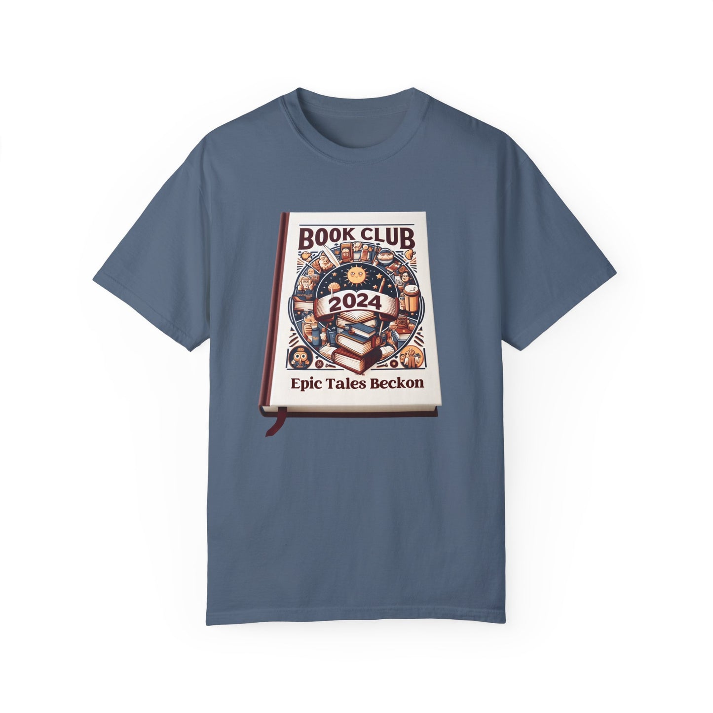 2024 Book Club - Literary Adventure tshirt - Epic Tales Beckon