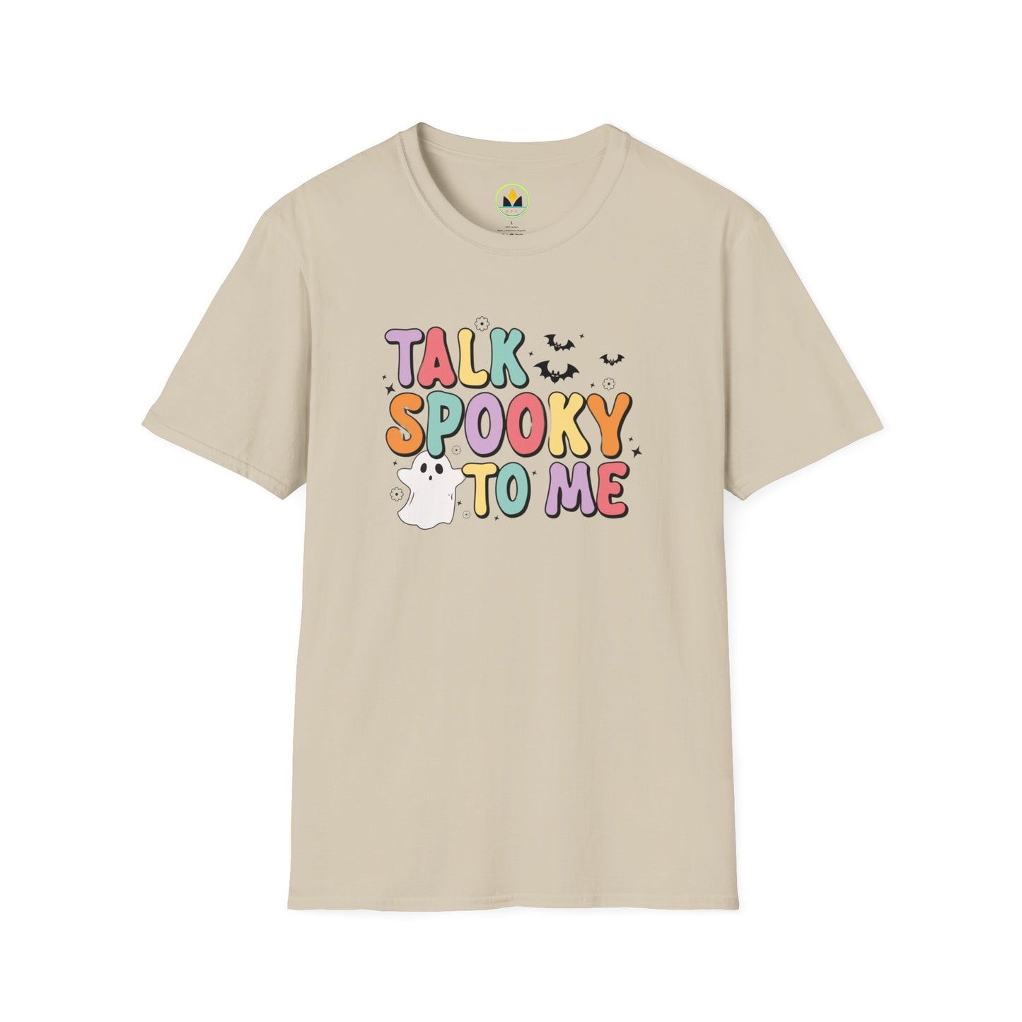 TALK SPOOKY TO ME - Fun Halloween Unisex Softstyle T-Shirt