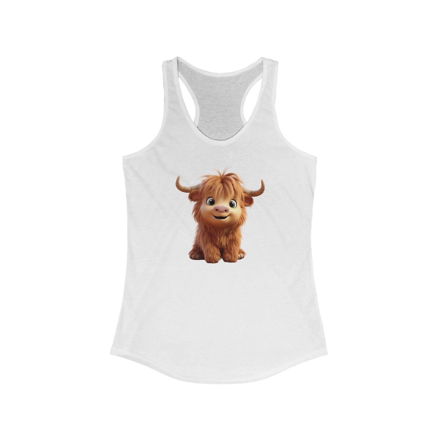 Highland Calf Delight - Women’s Tank Top | Celebrate Nature’s Charm