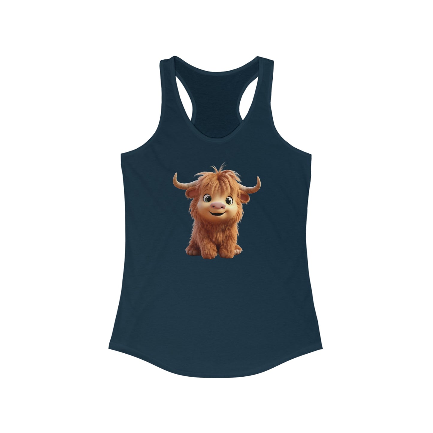 Highland Calf Delight - Women’s Tank Top | Celebrate Nature’s Charm