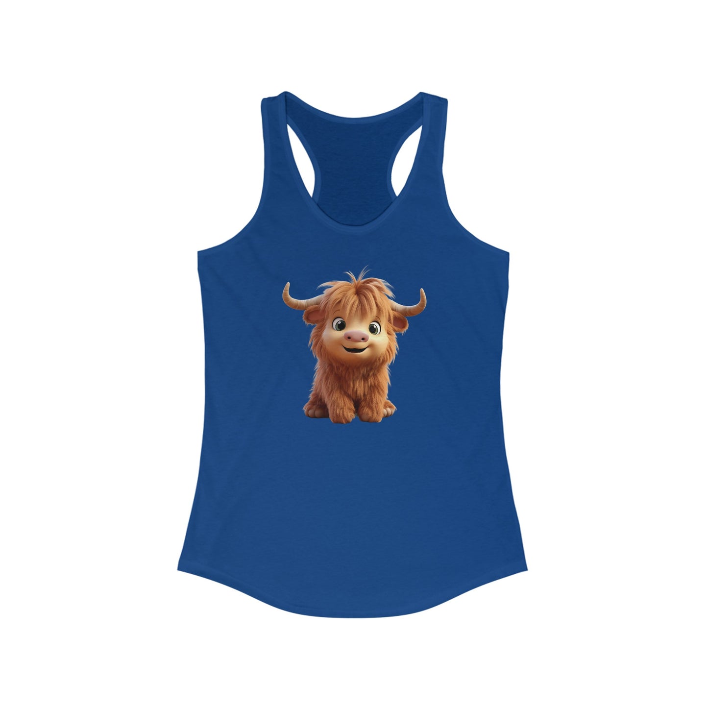 Highland Calf Delight - Women’s Tank Top | Celebrate Nature’s Charm