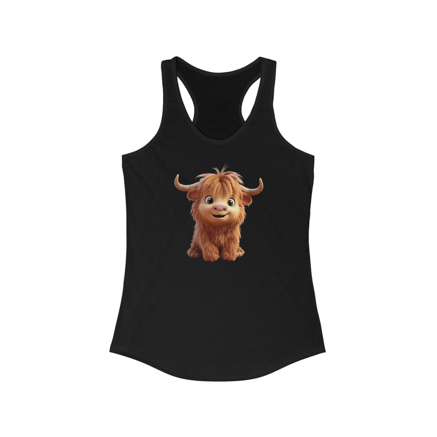 Highland Calf Delight - Women’s Tank Top | Celebrate Nature’s Charm