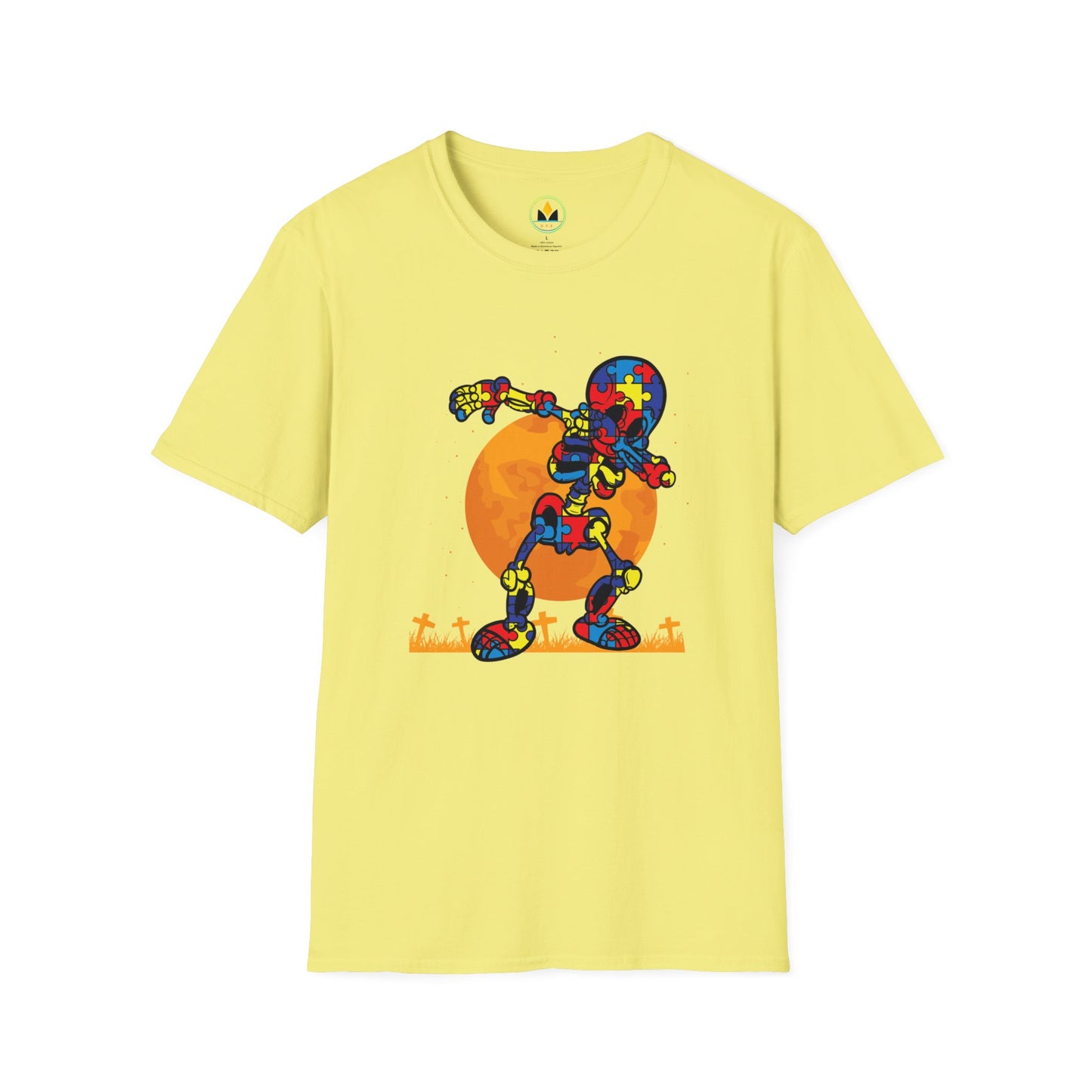 Autism Awareness Halloween Hero Tee - Embrace Uniqueness & Celebrate Differences Unisex Softstyle
