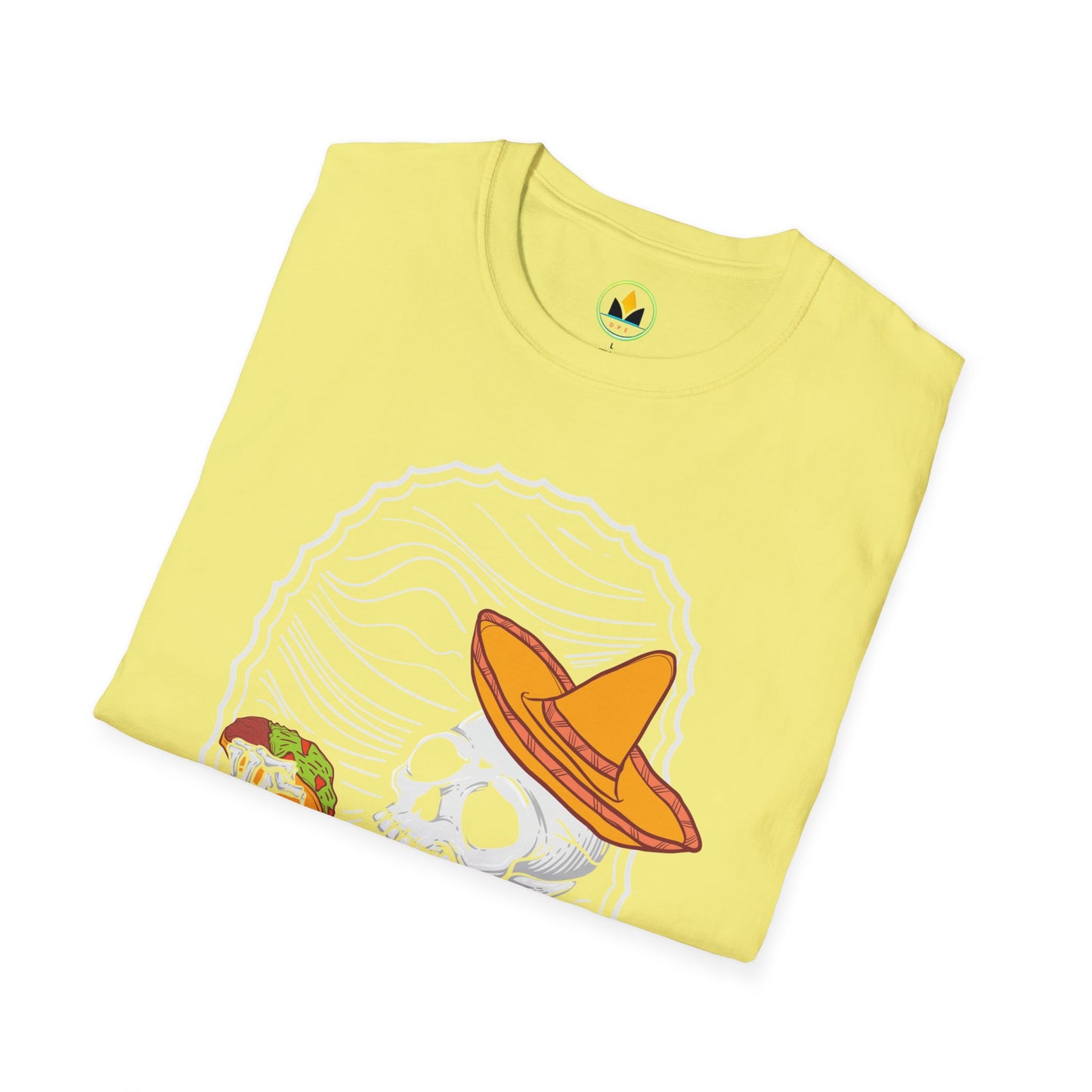 Fiesta of Frights - Sombrero Skeleton Taco Halloween Unisex T-Shirt