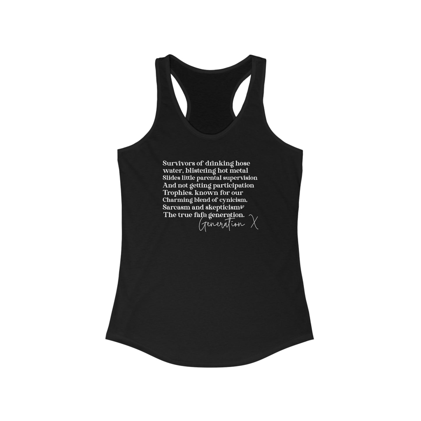 Retro Resilience - ‘Generation X Survivor’ Women’s Tank Top