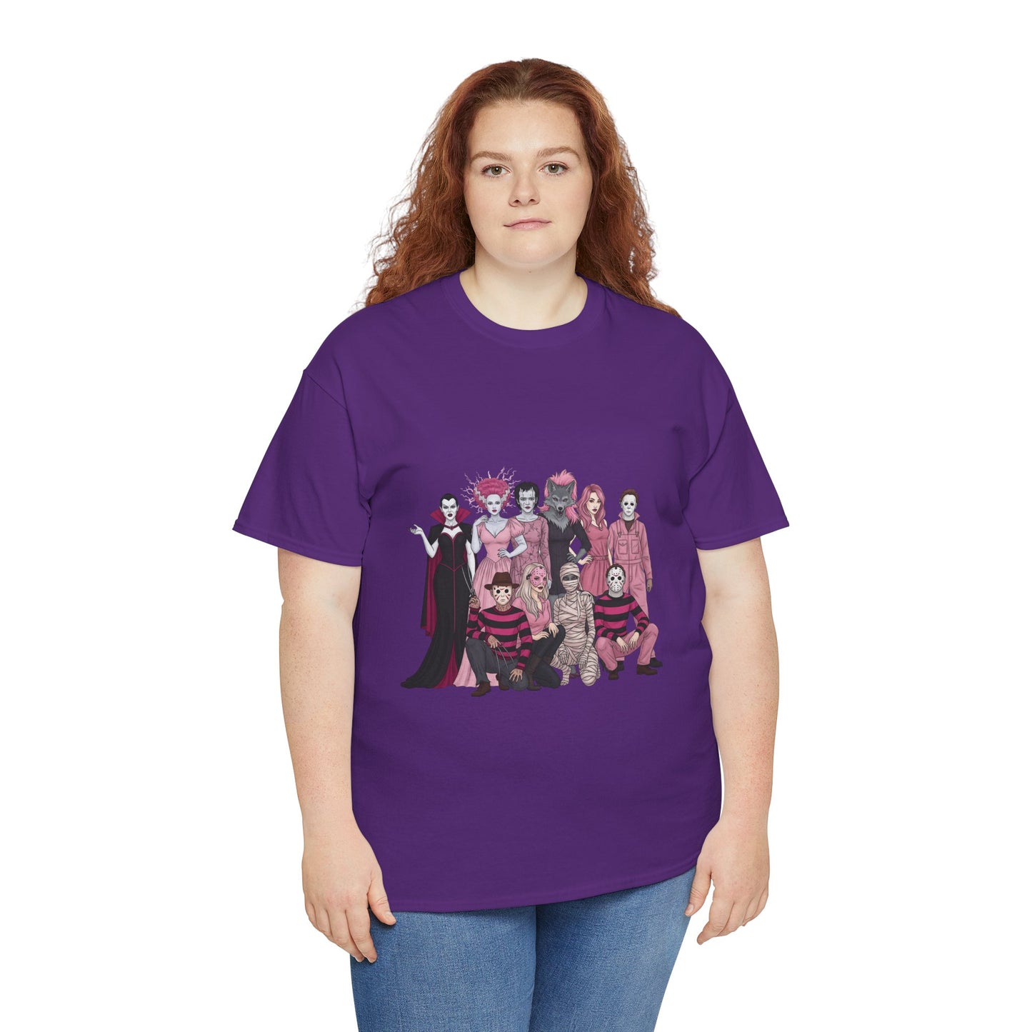 Horror Warriors in Pink Shirt Unisex Tee - Breast Cancer Awareness Month