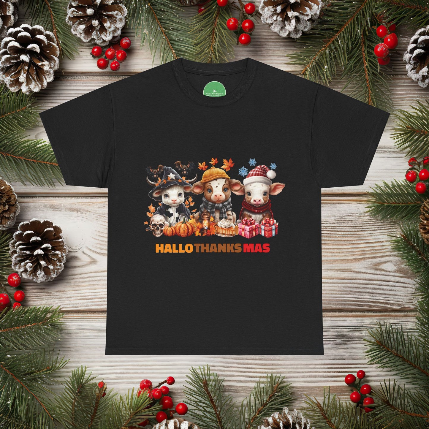 Hallothanksmas Cow