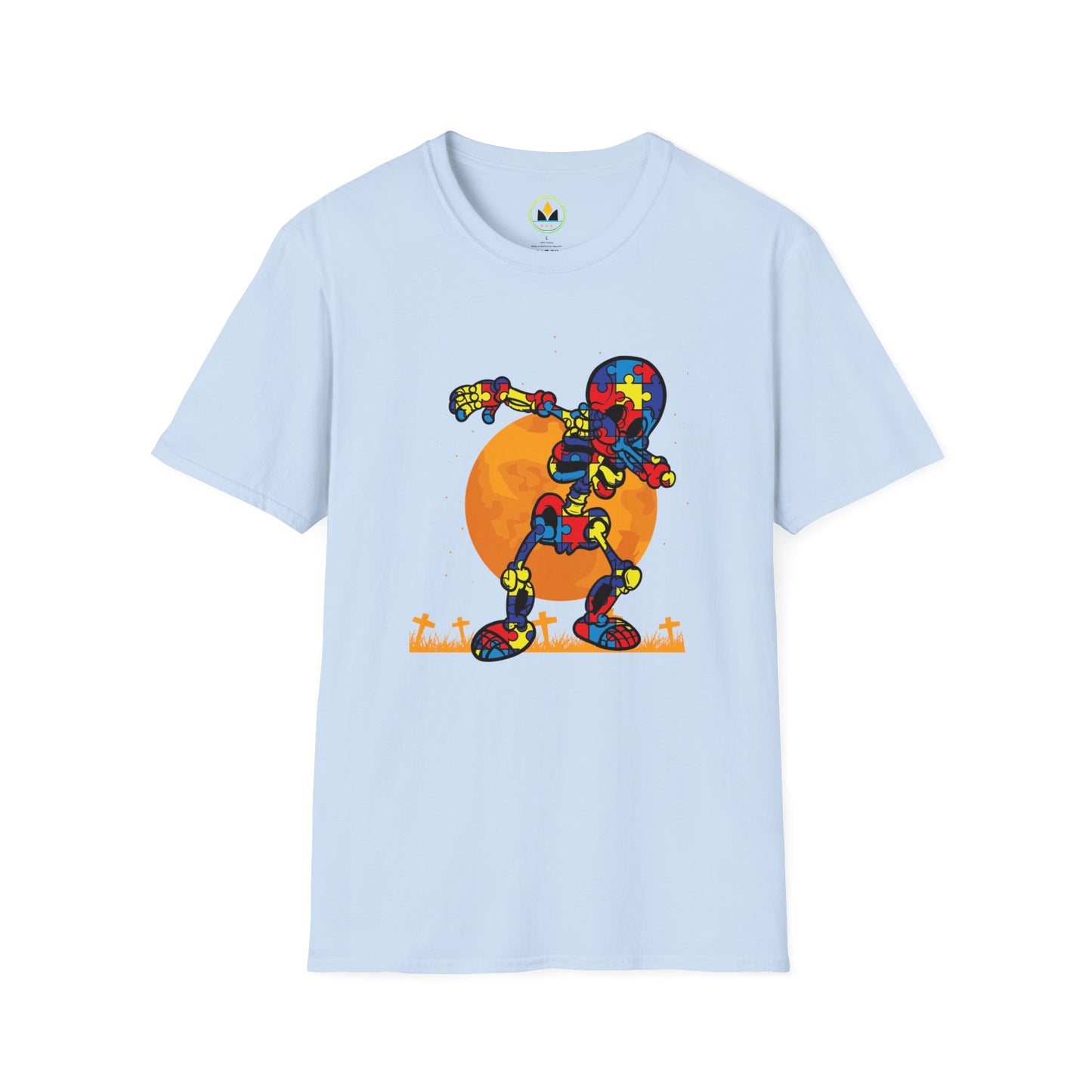 Autism Awareness Halloween Hero Tee - Embrace Uniqueness & Celebrate Differences Unisex Softstyle