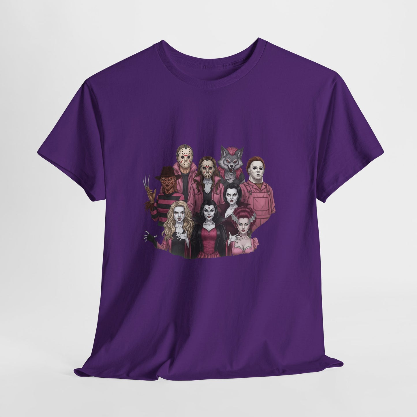 Horror Villains Breast Cancer Awareness Tee