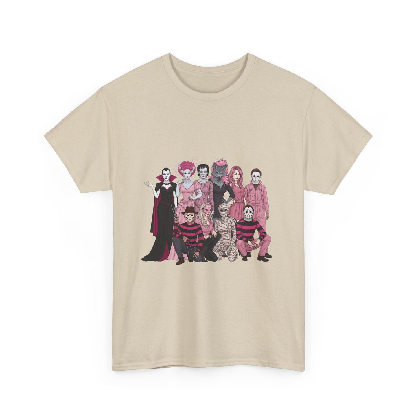 Horror Warriors in Pink Shirt Unisex Tee - Breast Cancer Awareness Month