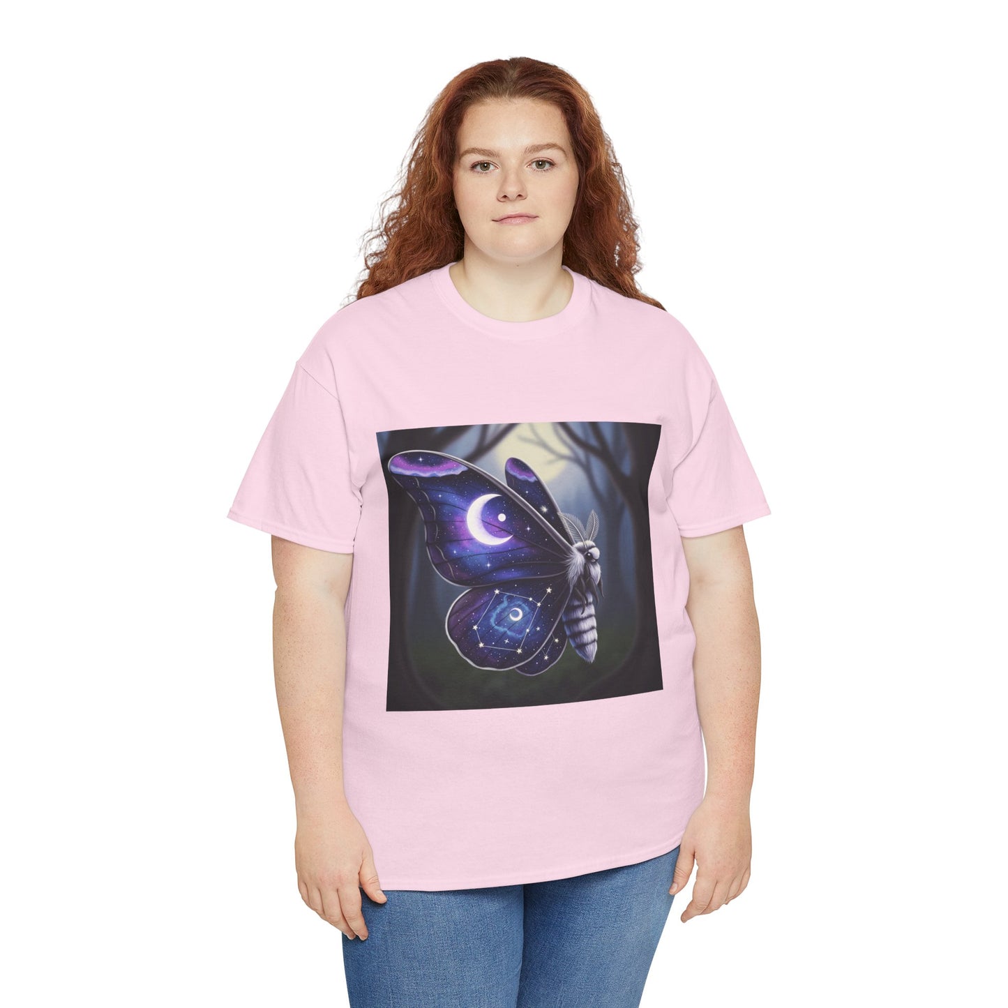 Witchy Galaxy Moth Moon Shirt