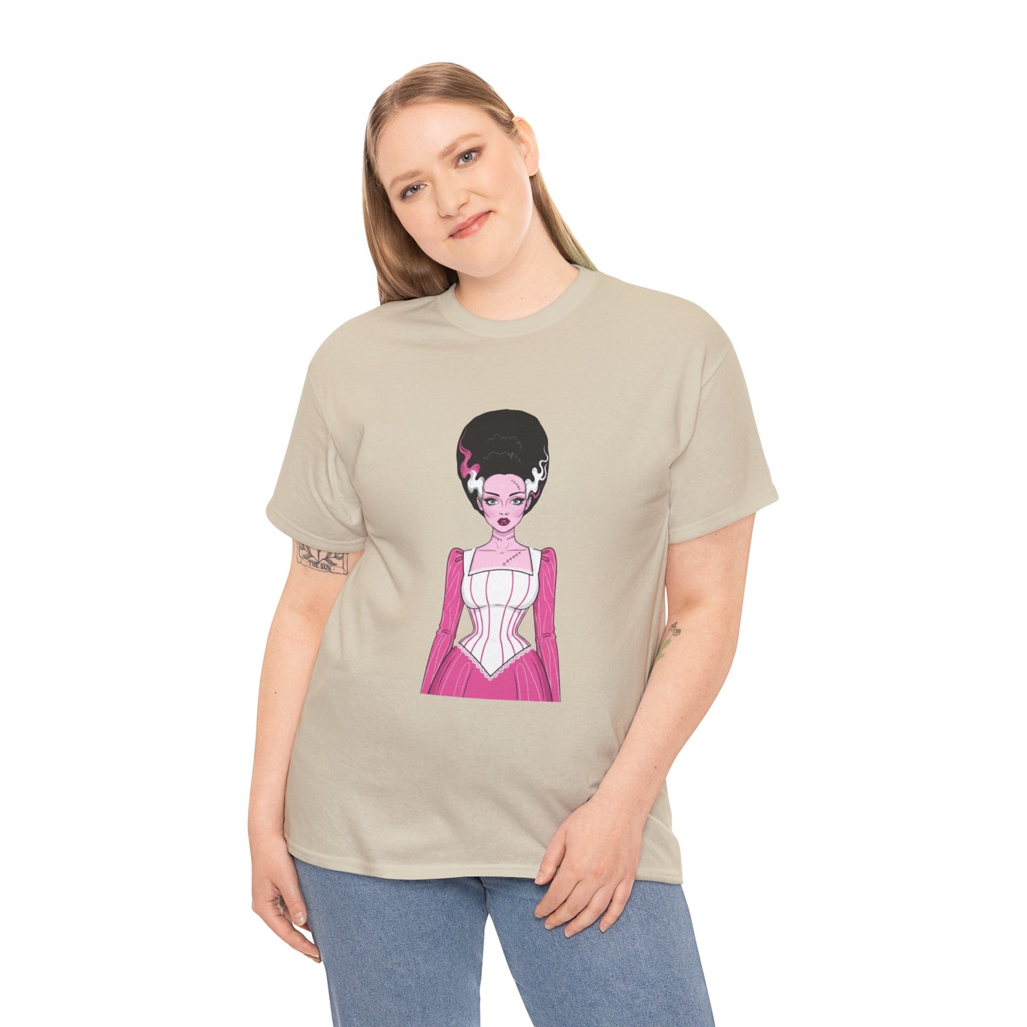 Pink Bride of Frankenstein Awareness Tee