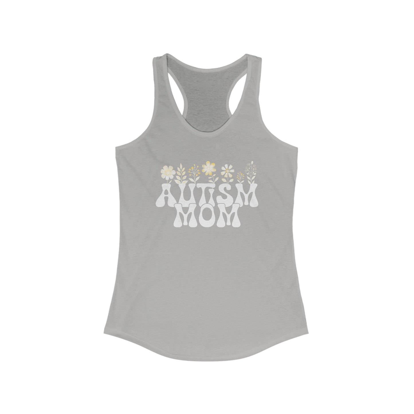 Autism Awareness Women’s Tank Top - Celebrate Motherhood with our ‘MOM’ Design