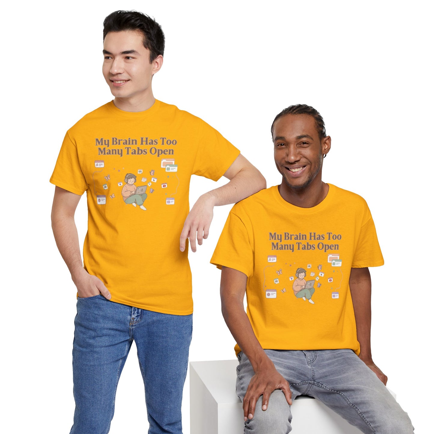 Hyper-Focus Mode: ENGAGED π§ The 'Brain Has Too Many Tabs Open' Neurospicy Tee