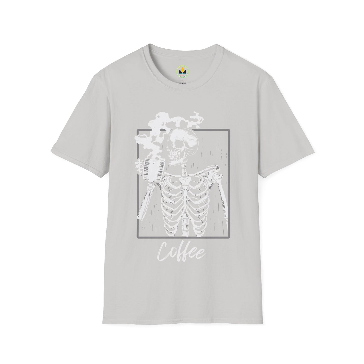 Spooky Sips: Skeleton Coffee Lover’s Halloween T-Shirt