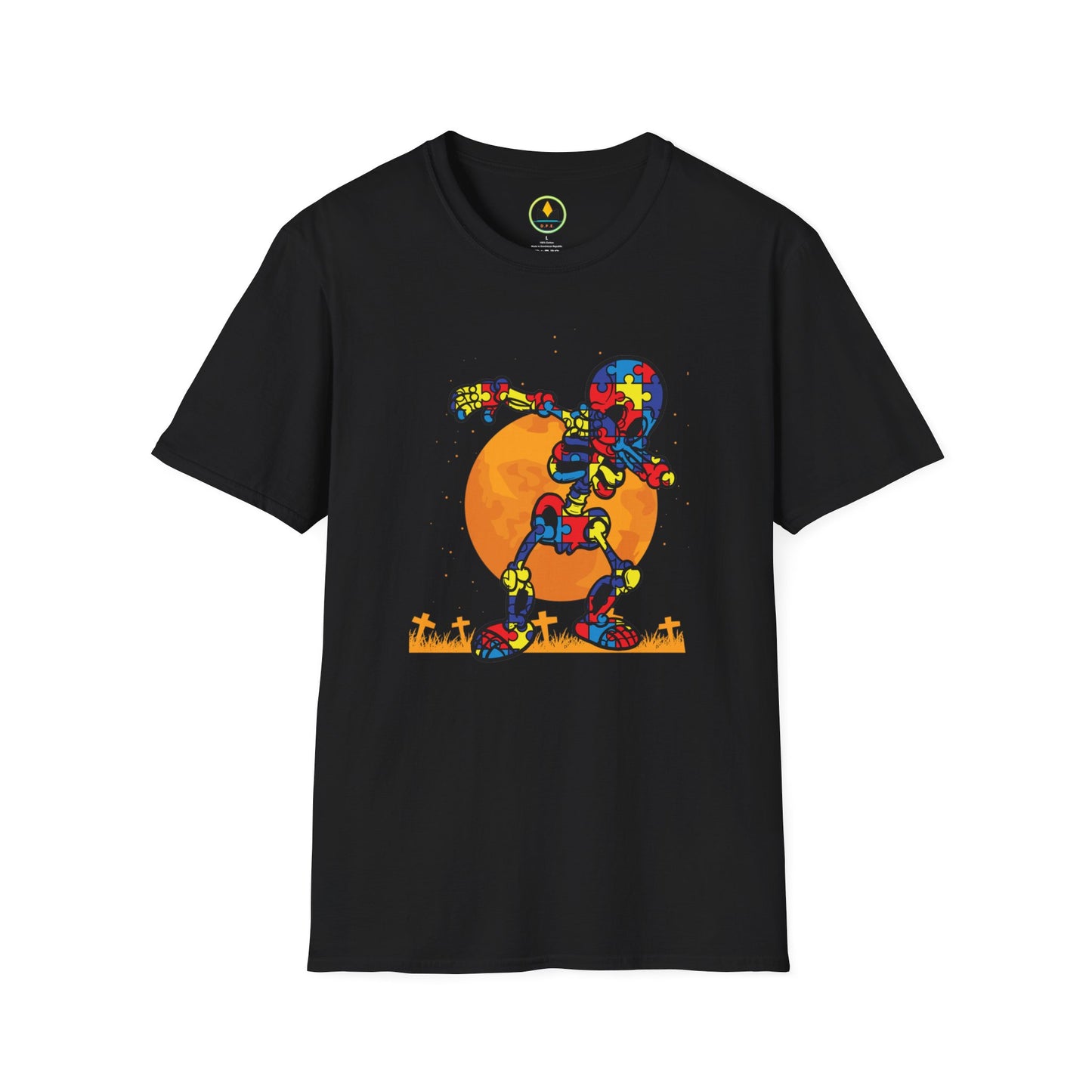 Autism Awareness Halloween Hero Tee - Embrace Uniqueness & Celebrate Differences Unisex Softstyle
