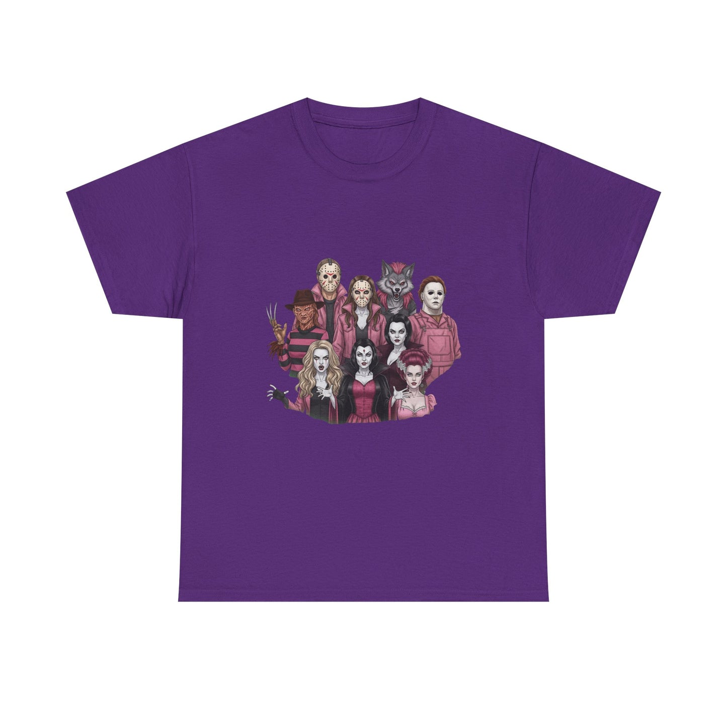 Horror Villains Breast Cancer Awareness Tee