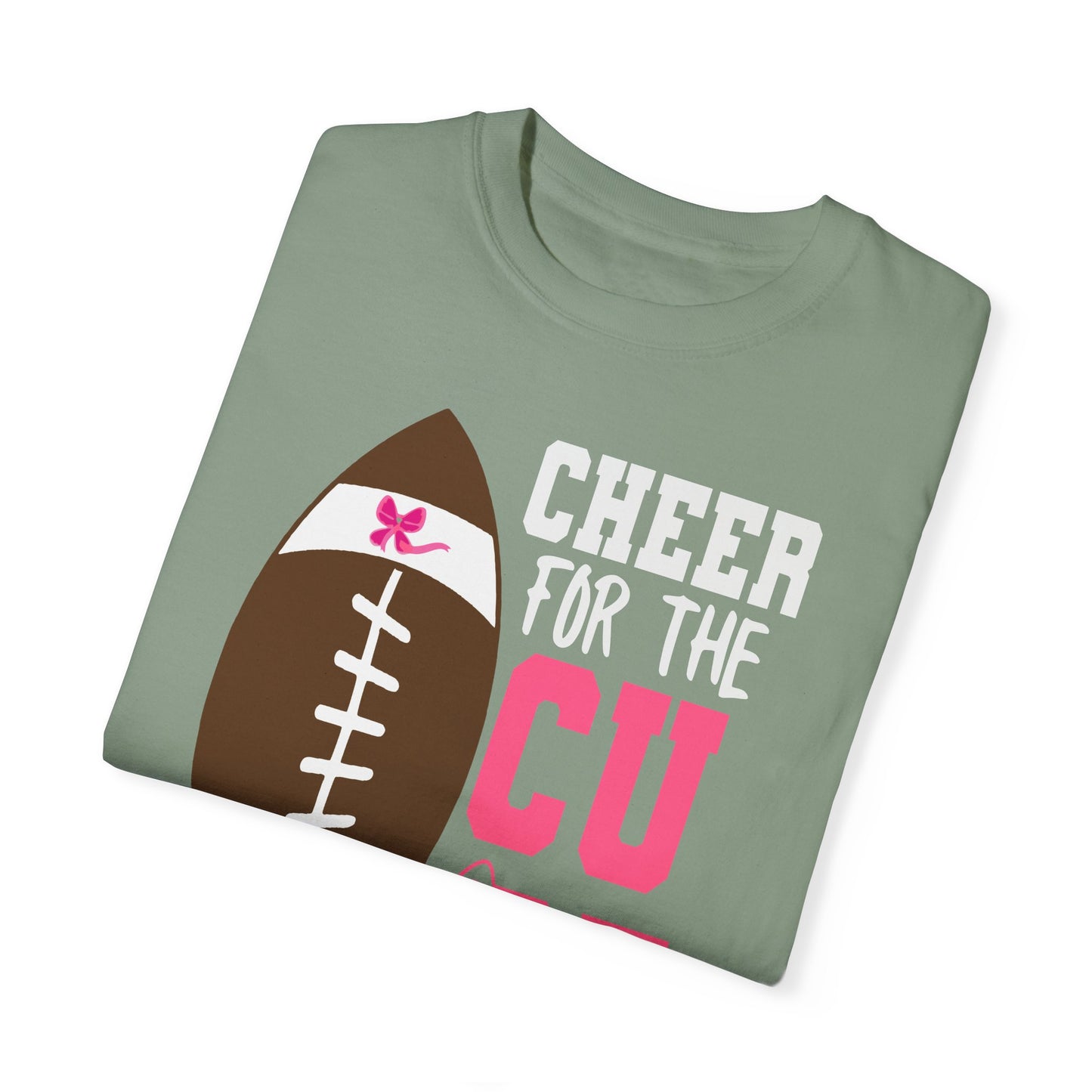 Cheer for the Cure - Breast Cancer Awareness Football T-Shirt
