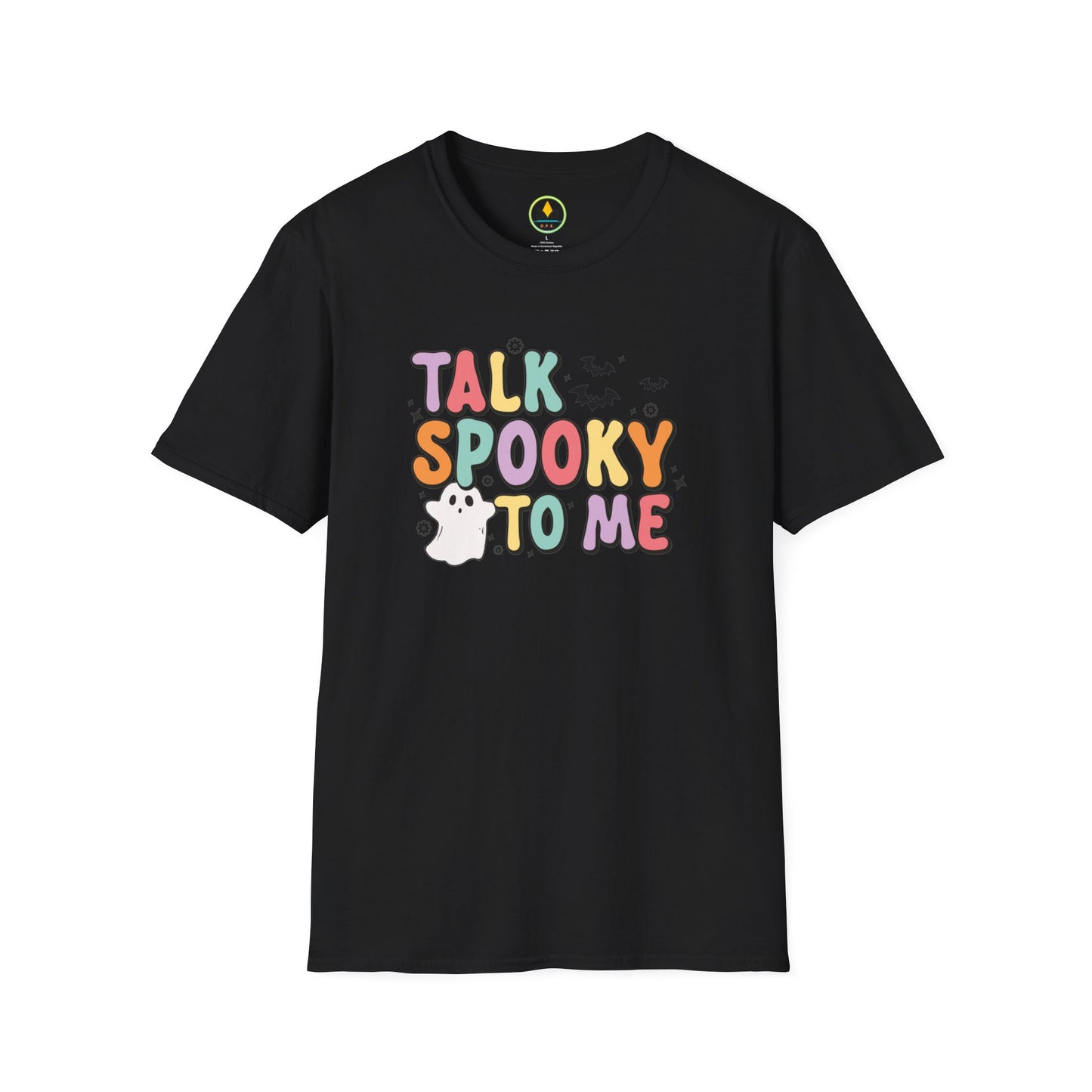 TALK SPOOKY TO ME - Fun Halloween Unisex Softstyle T-Shirt