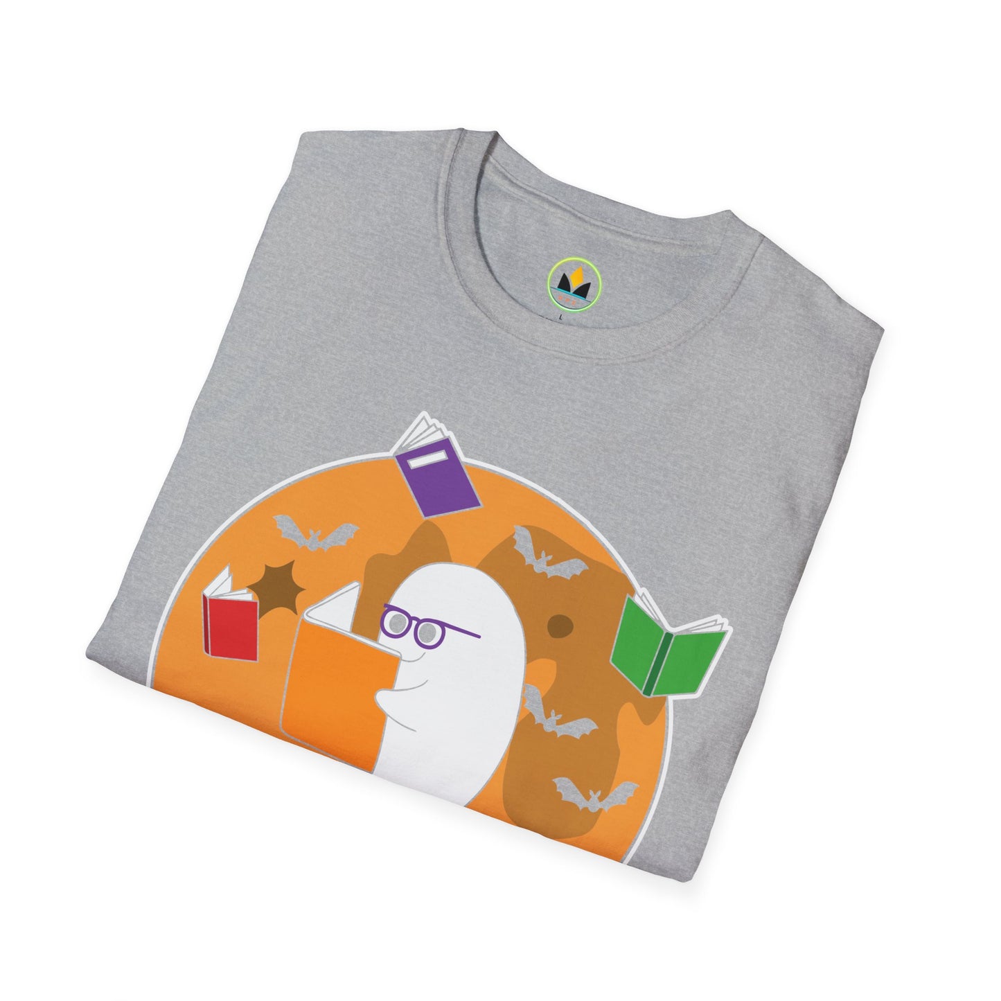 Ghostly Reader - Spooky Halloween BOOOOKS! Tee